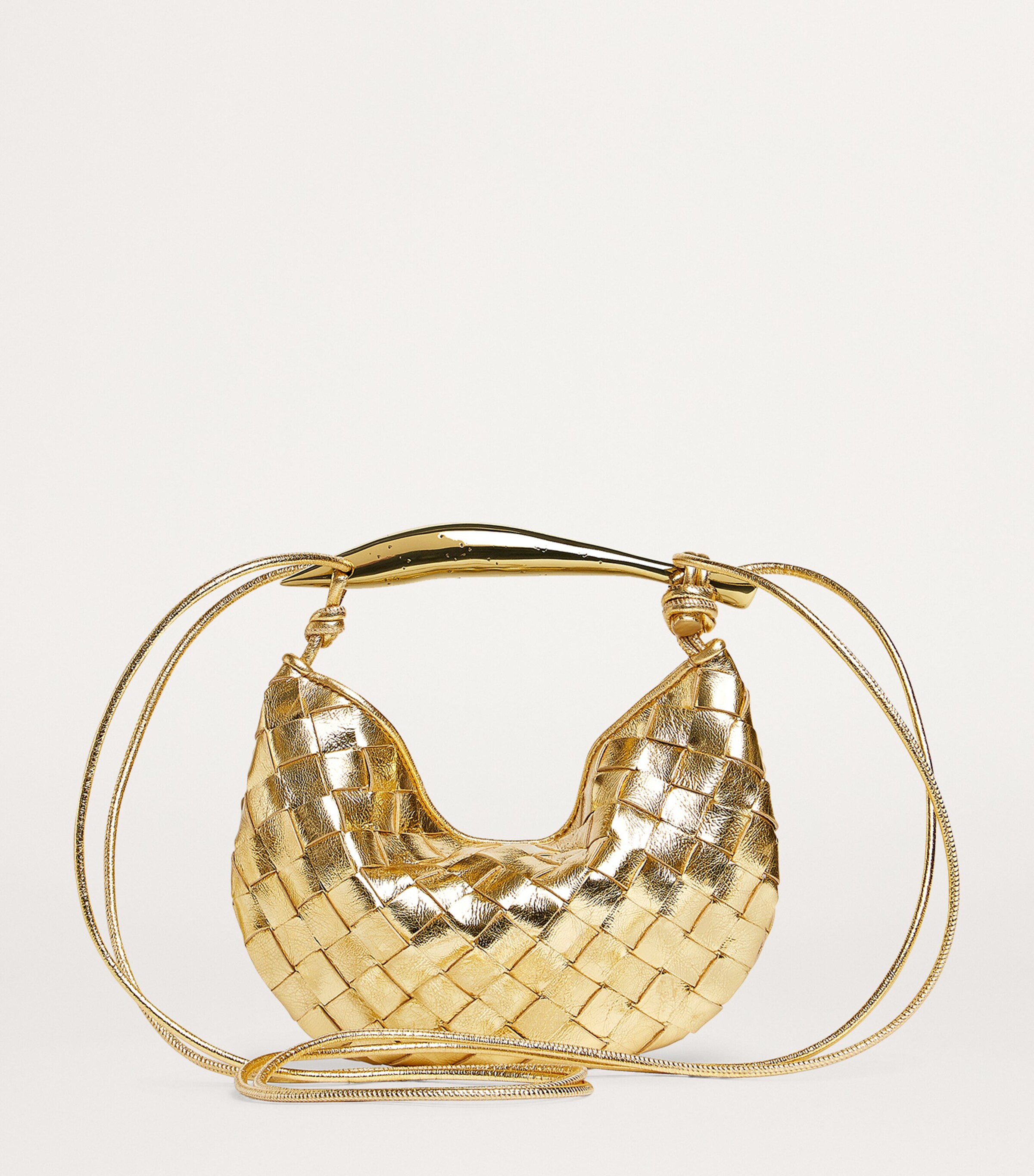 Bottega Veneta Multi Baby Lambskin Sardine Top-Handle Bag | Harrods US