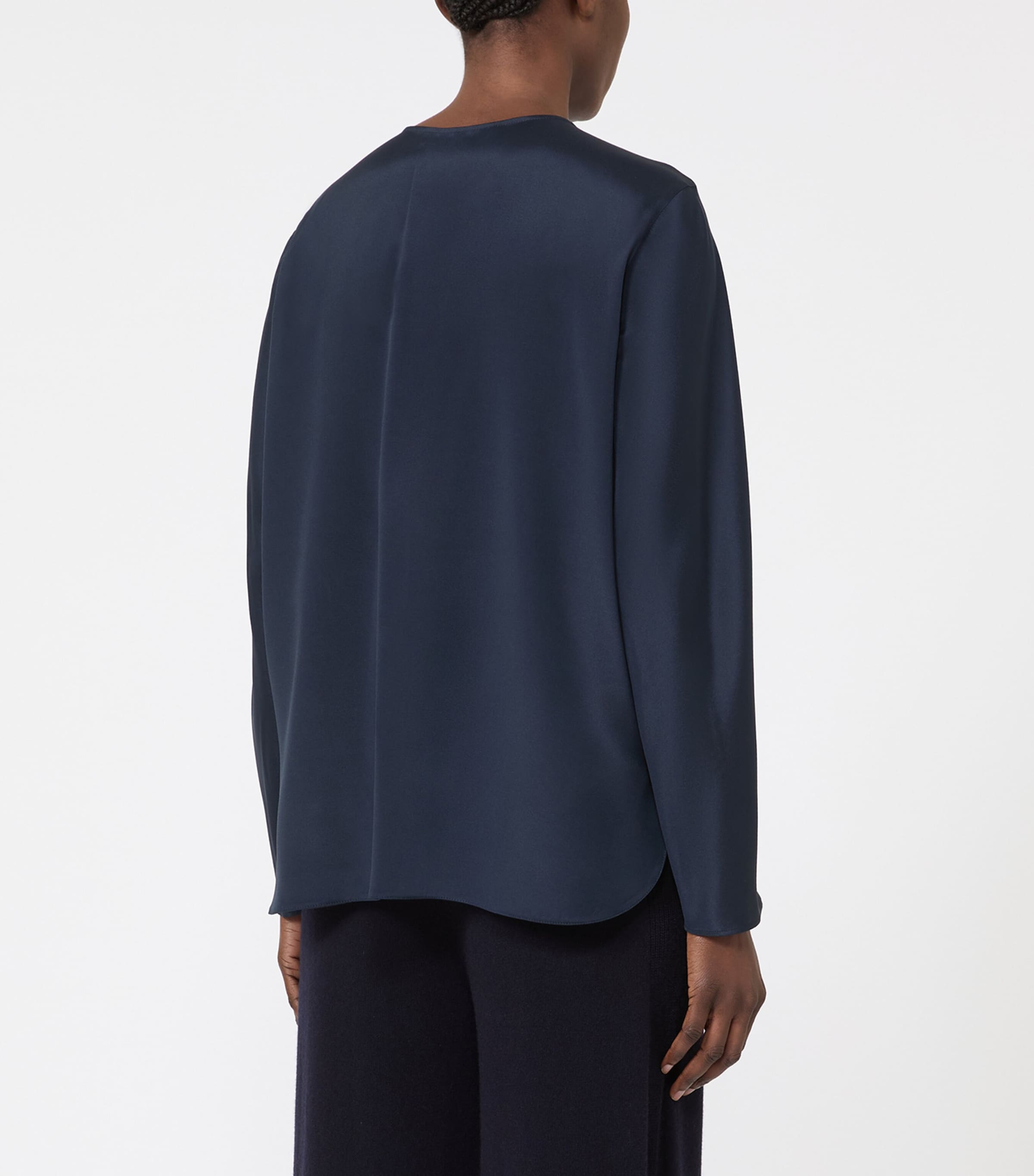 Stretch-Silk Blouse ULTRAMARINE Image 3