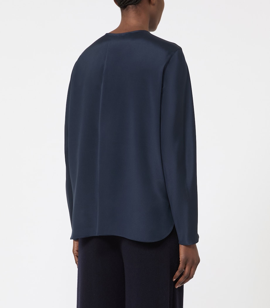 Stretch-Silk Blouse ULTRAMARINE Image 3