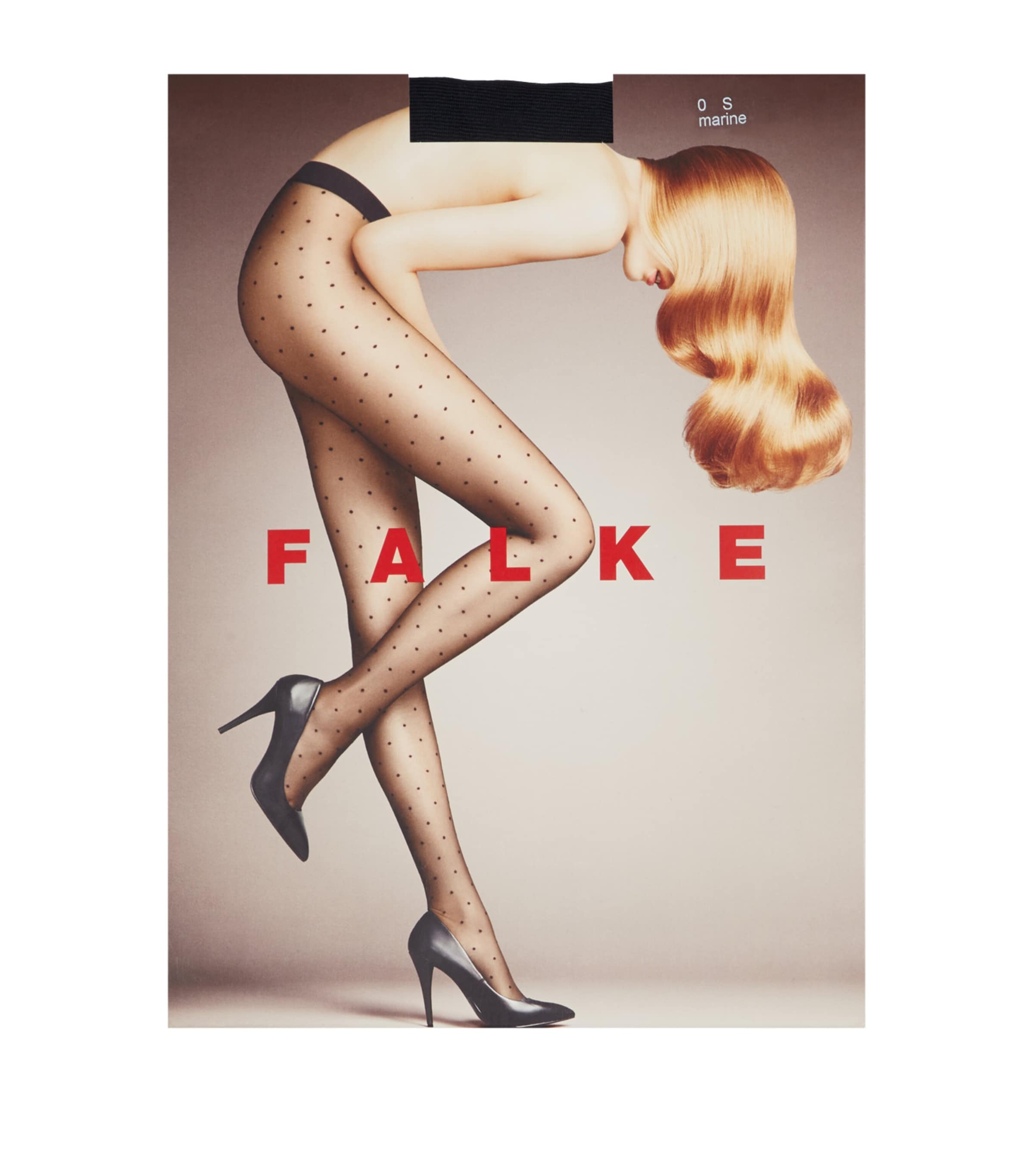 Falke Polka-dot Tights In Black