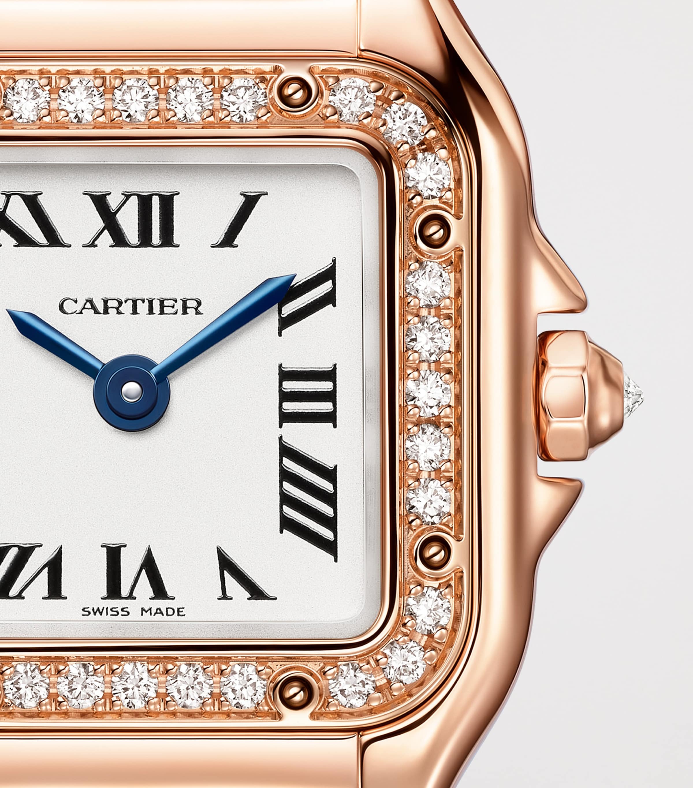 Rose Gold and Diamond Panthère de Cartier Watch 20mm SILVER Image 8