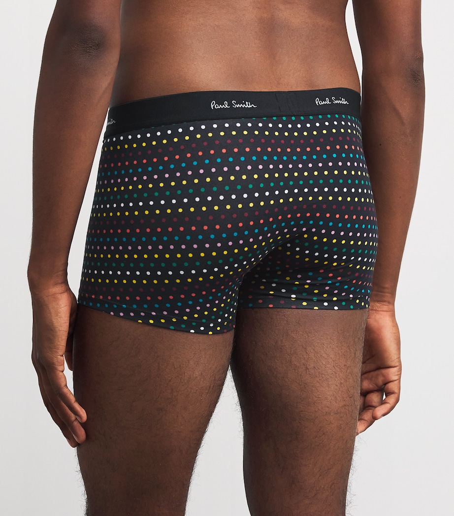 Signature Polka-Dot Stripe Boxer Briefs BLACK Image 3