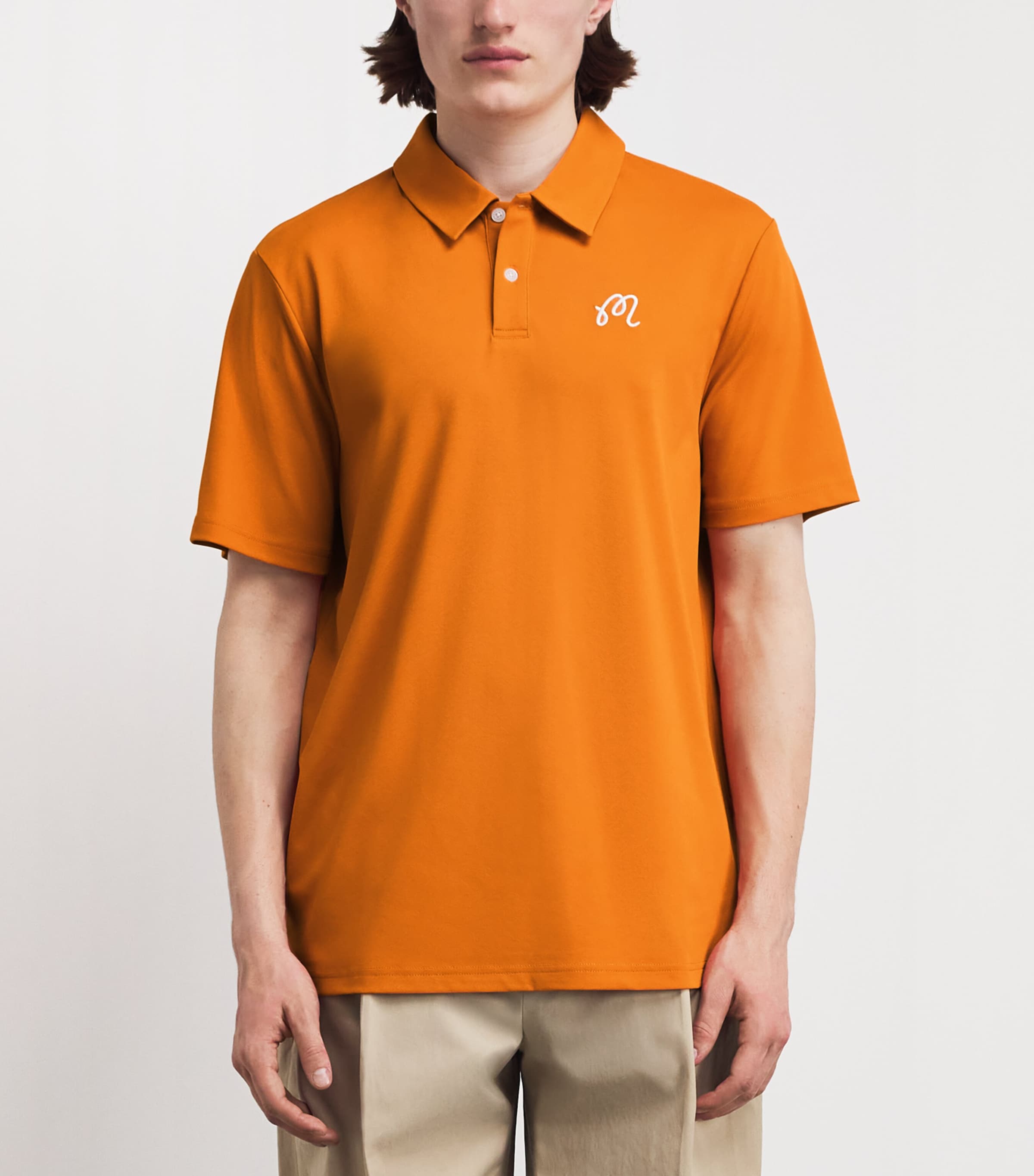Malbon Mens Fairway Polo Shirt Marmalade Image 4