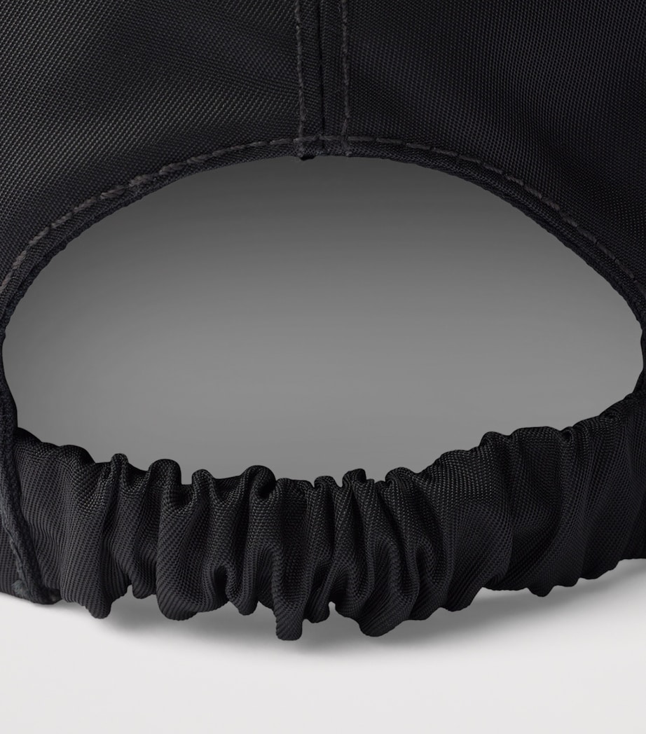 Prada Re-Nylon Baseball Cap Black Image 2