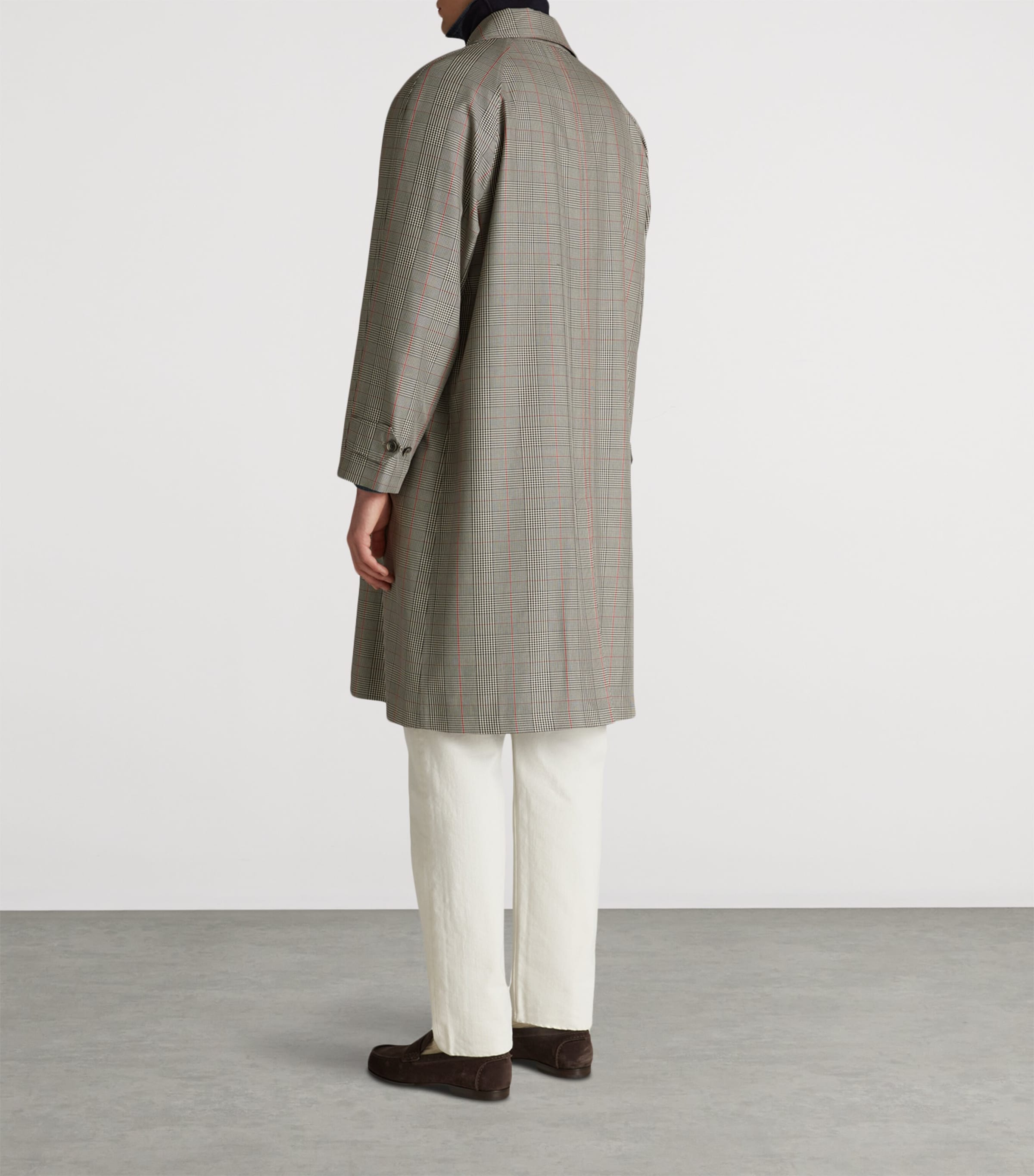 Cotton-Silk Car Overcoat 270STONE Image 3