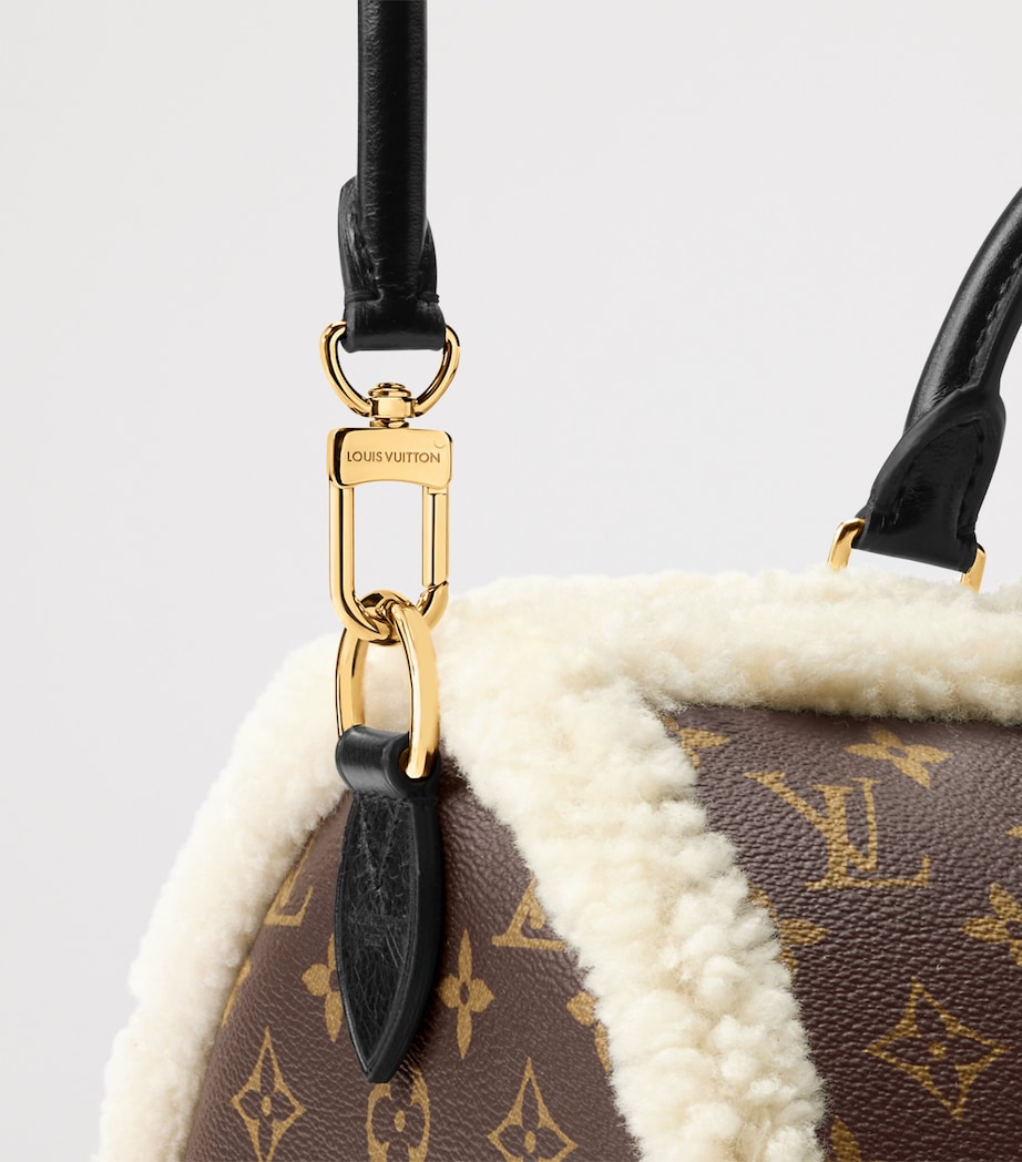 Canvas Speedy Soft 30 Teddy Shoulder Bag MONOGRAM SHEARLING Image 7