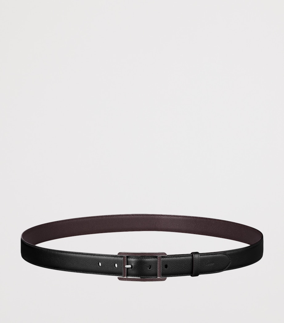 Cartier Leather Reversible Tank de Cartier Belt Black Image 6