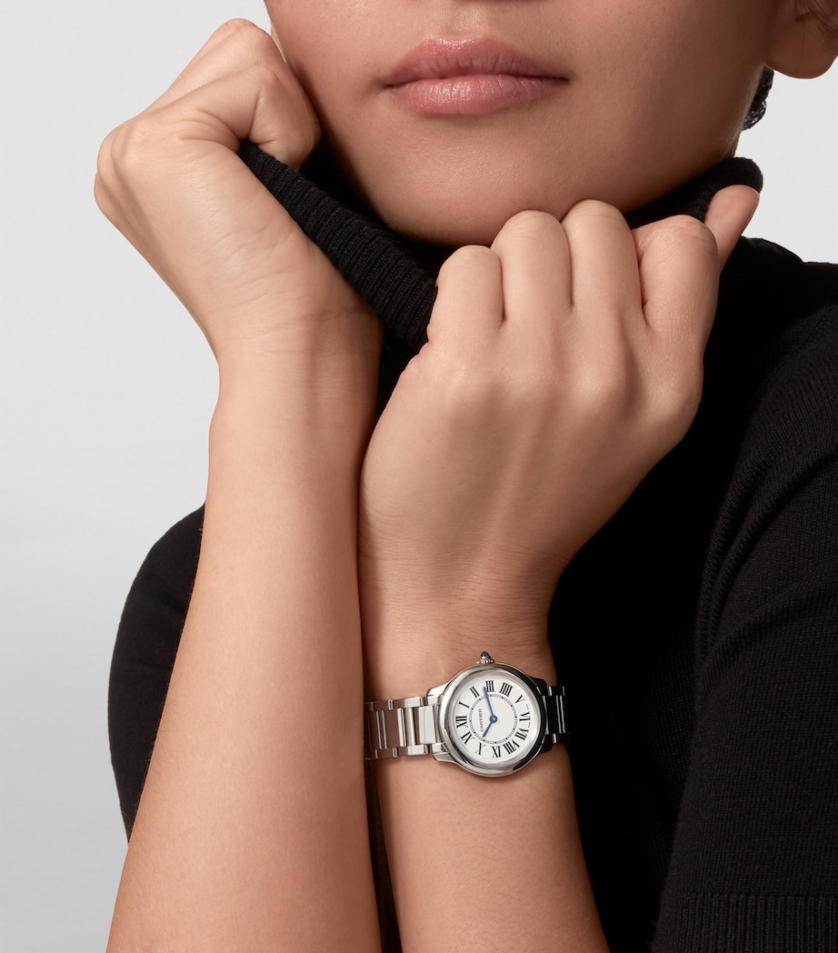 Cartier Stainless Steel Ronde Must de Cartier Watch 29mm Silver Image 2