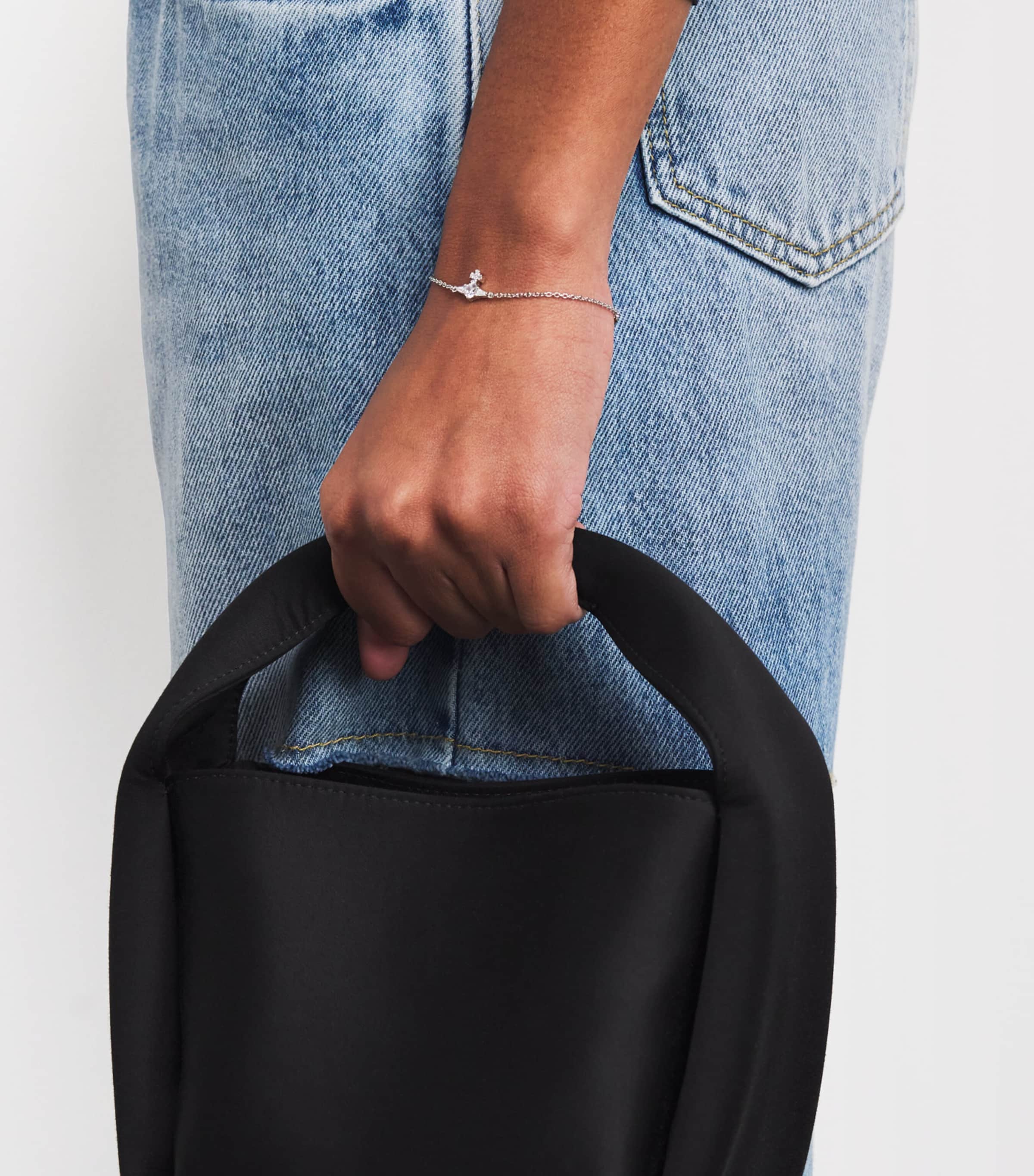 Crystal-Embellished Ofelia Bracelet P102 PLTNM/WHT Image 2