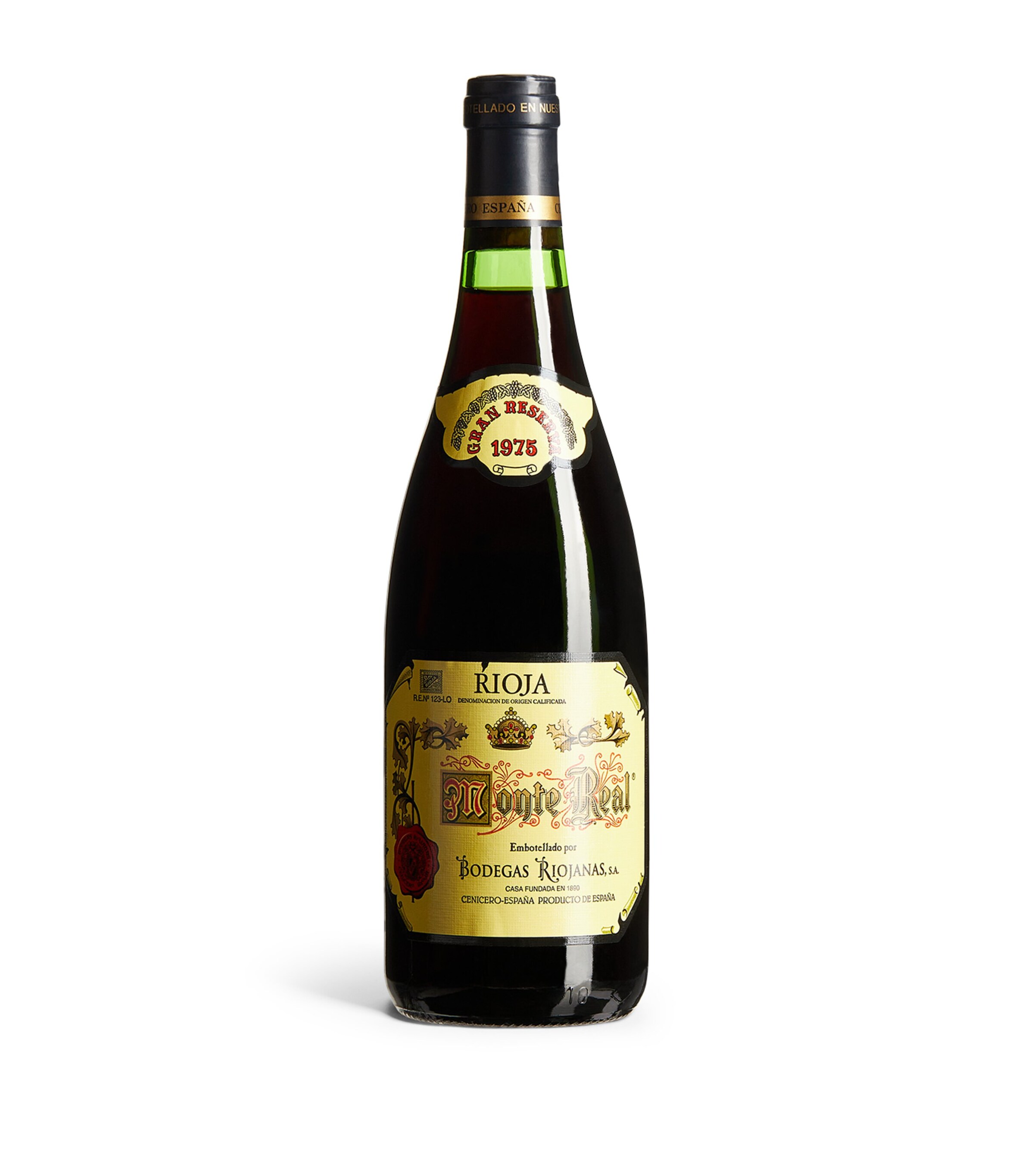 Monte Real Bodegas Riojanas Monte Real Gran Reserva 1975 (75cl) - Rioja, Spain Image 1