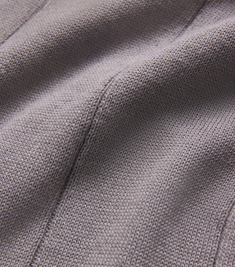 Cotton-Cashmere Ribbed Rollneck Sweater MIRTILLO Image 5