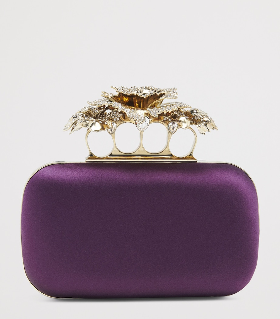 Silk Carnation Knuckle Clutch Bag 5003 Image 2