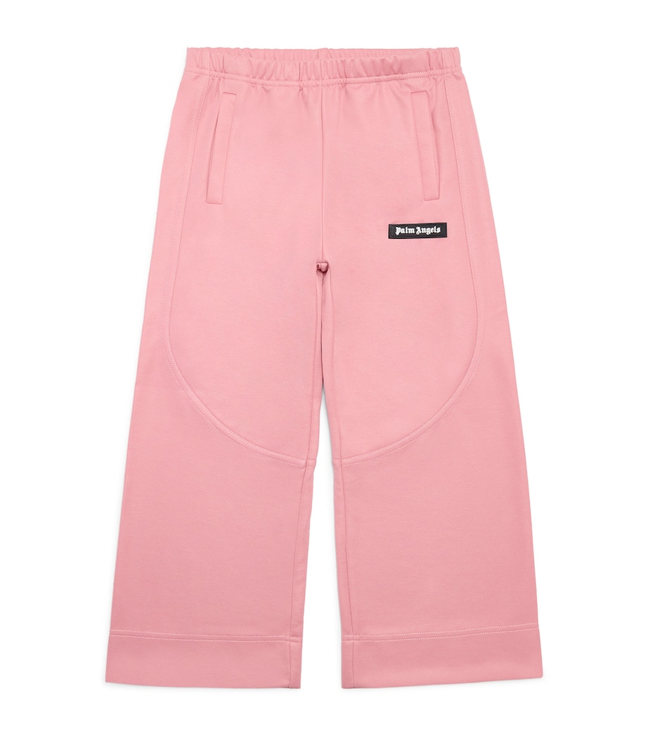 Logo Wide-Leg Sweatpants (4-12+ Years) 3003ANTIQUE RSE OFFW Image 1