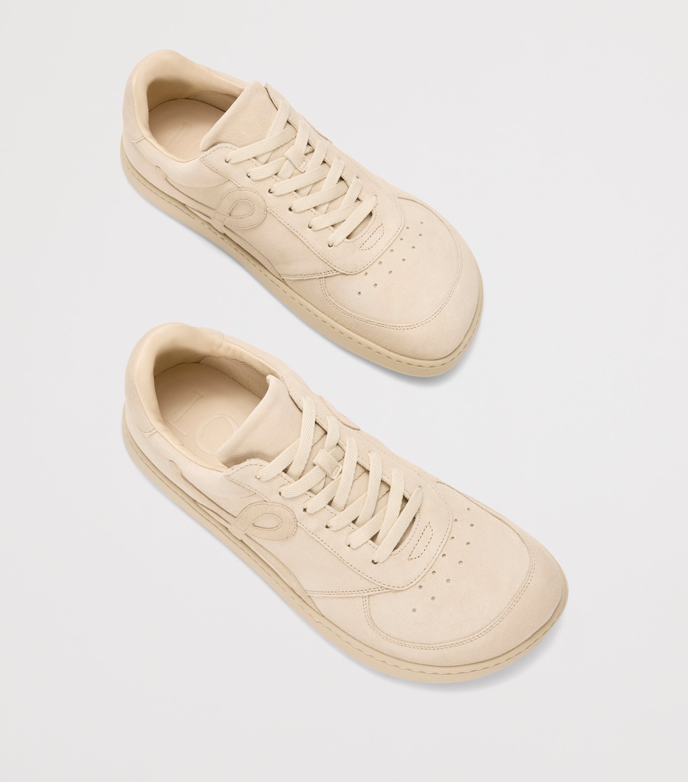 Leather Jambo Sneakers OAT MILK Image 4