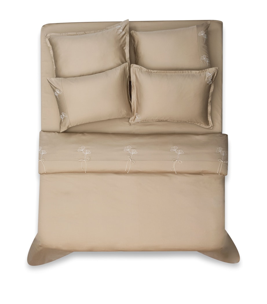 Organic Cotton Core Blossom King Duvet Cover (240cm x 220cm) FLAX Image 2