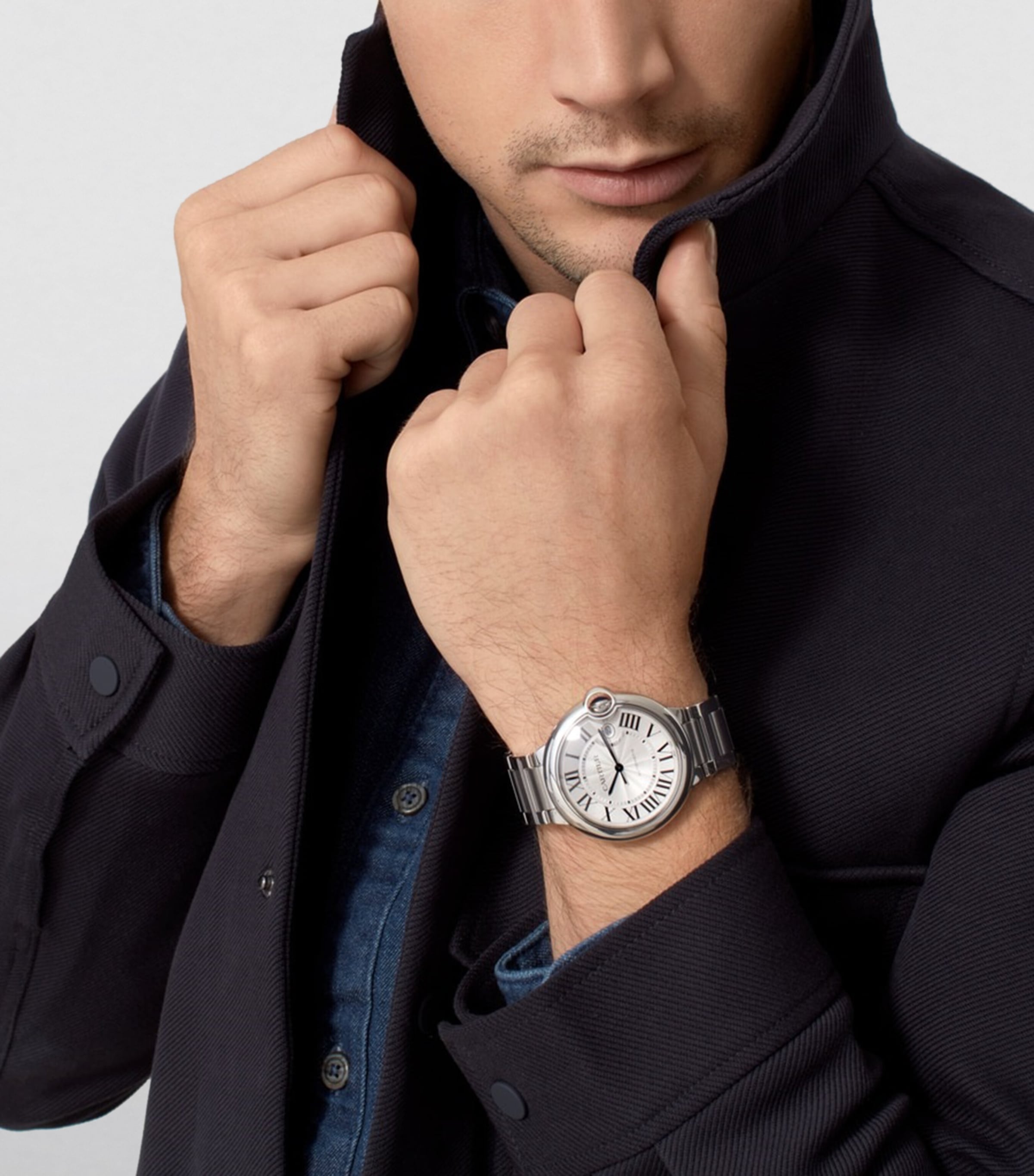 Cartier Stainless Steel Ballon Bleu de Cartier Watch 42mm Image 4