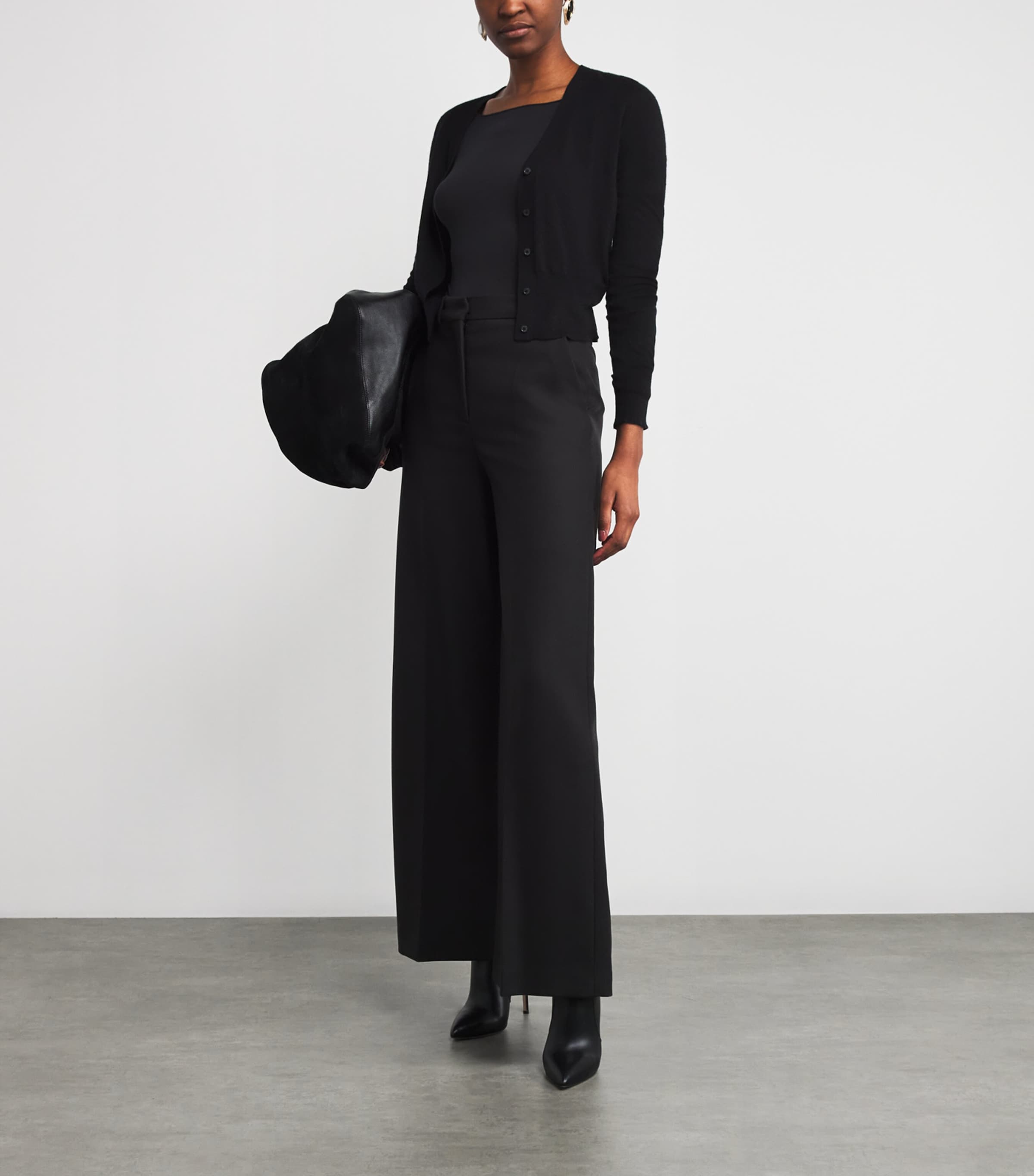 Cashmere Cashair Cardigan BLACK Image 2