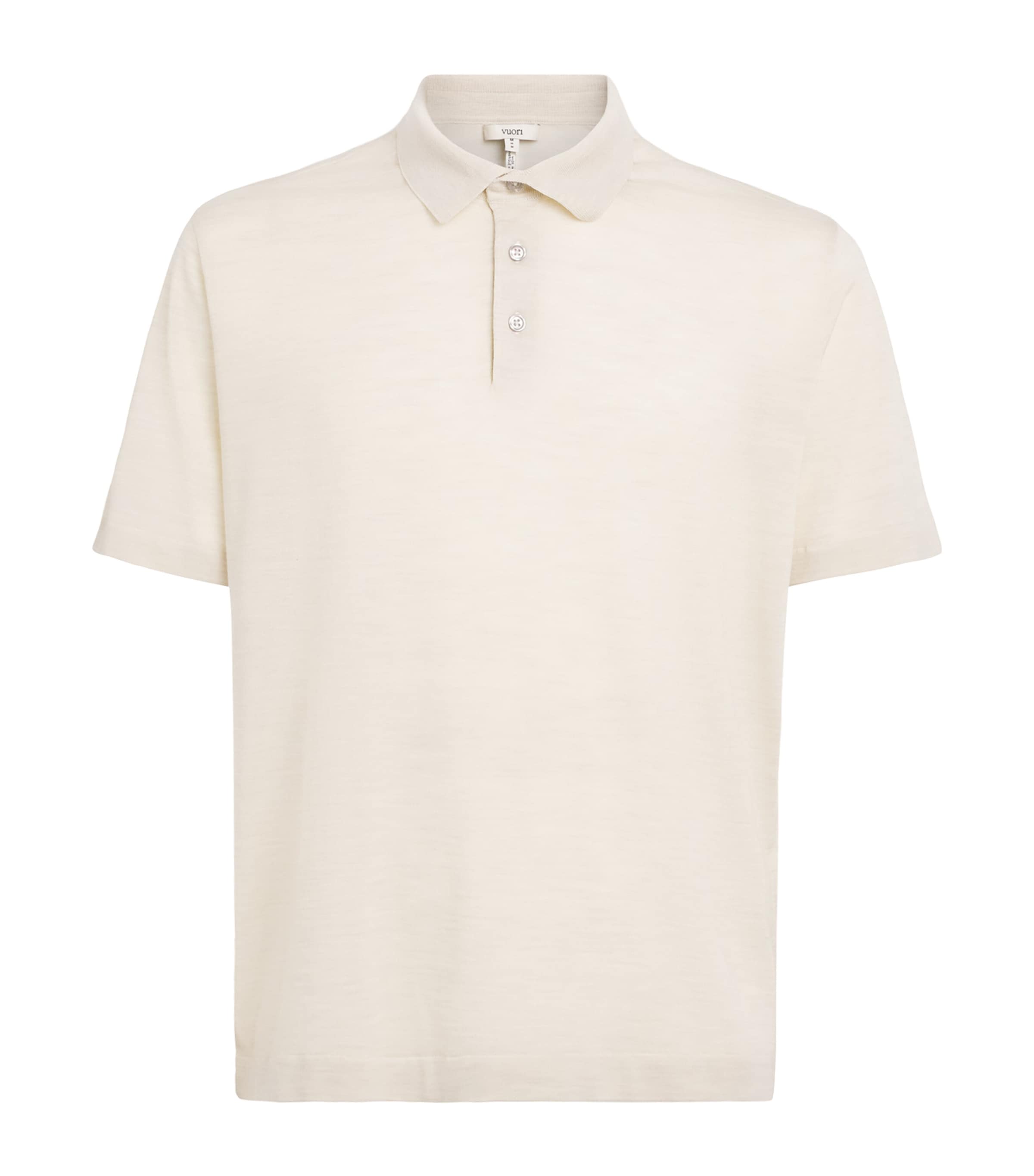 VUORI Merino Polo Shirt Qkr Oat Image 1