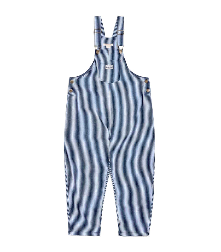 KONGES SLOJD Organic Cotton Luc Dungarees (9 Months-6 Years) Stripe Image 1