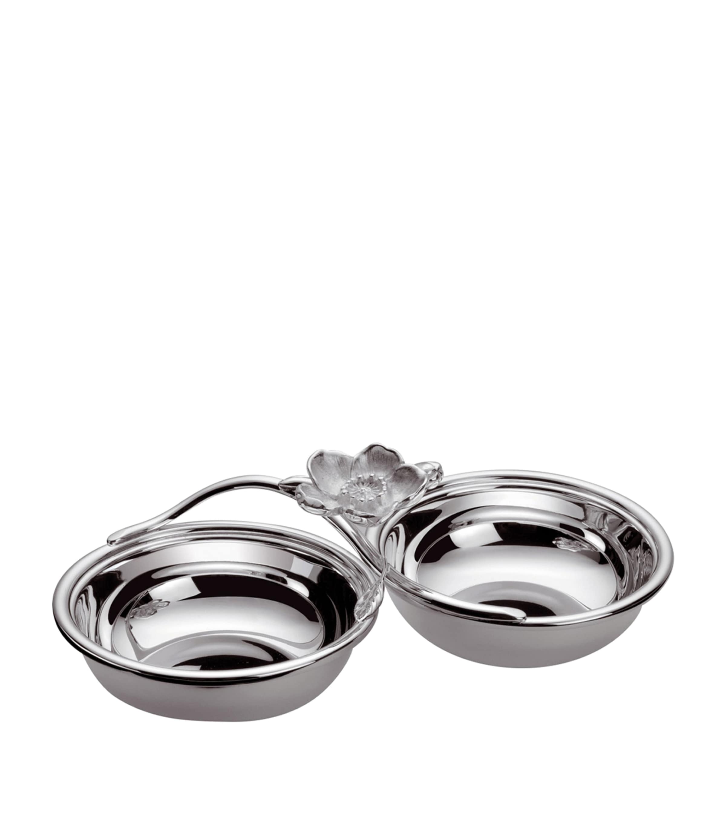 Christofle Anemone Serving Dish In Silver
