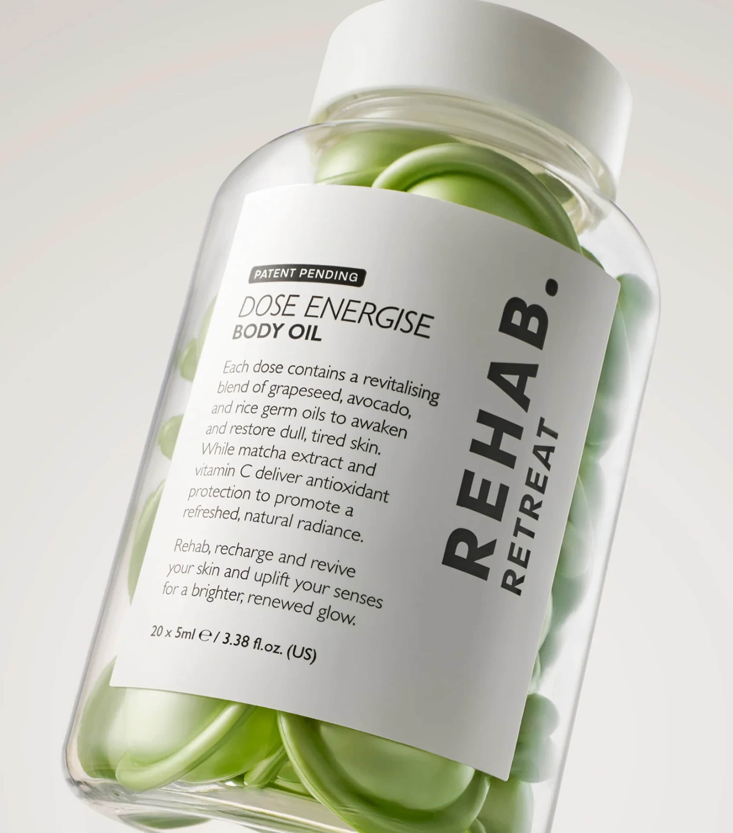 REHAB. Retreat Dose Energise Body Oil (20 Capsules) Image 3