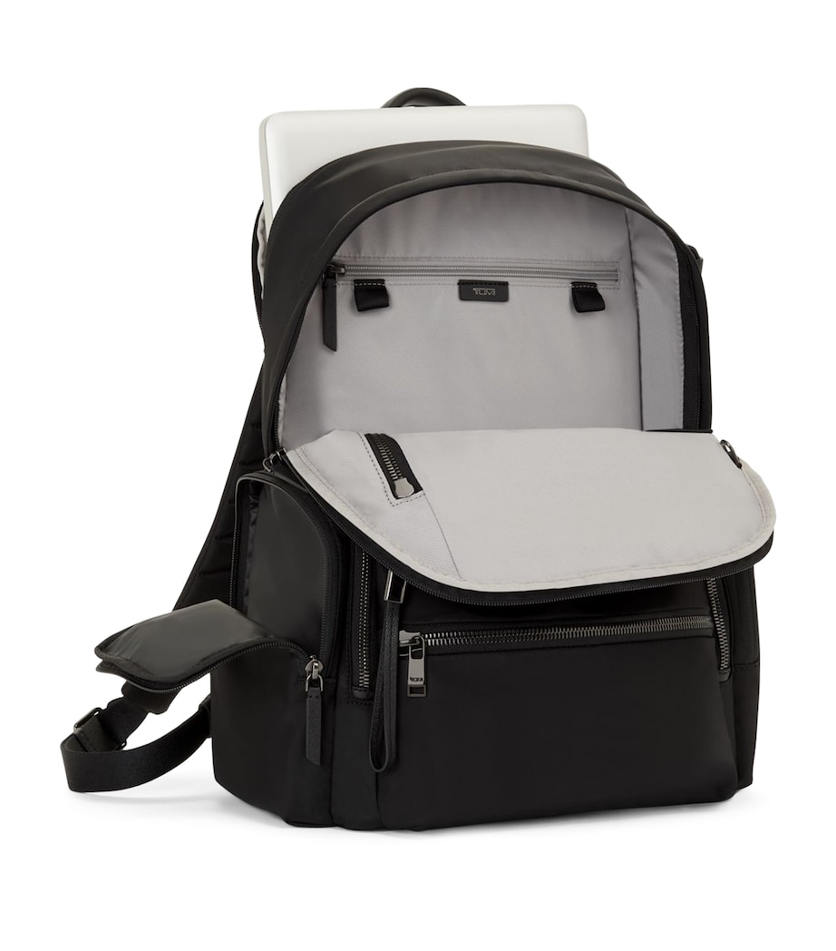 Nylon Voyageur Celina Backpack BLACK GUNMETAL T522 Image 3