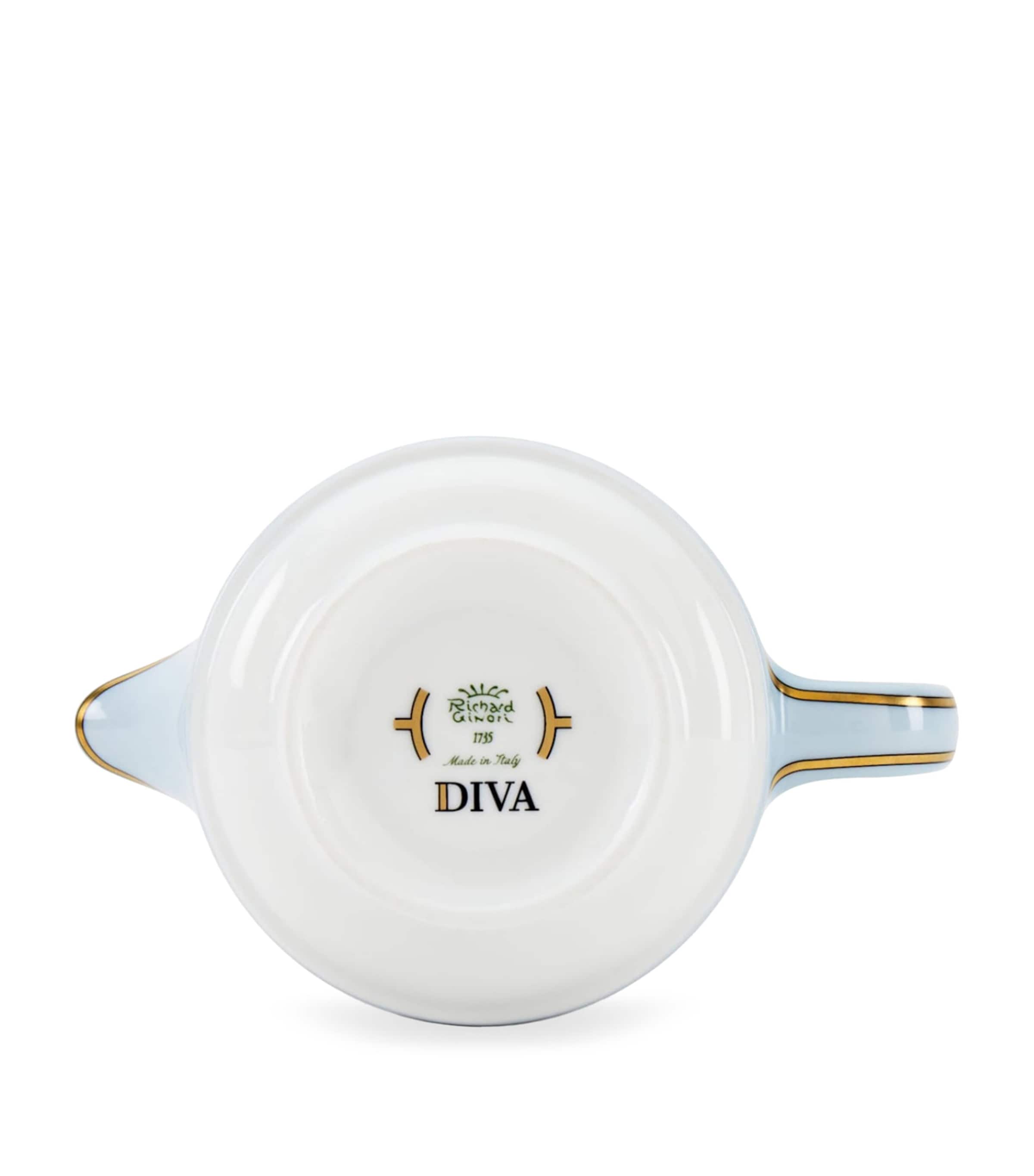 Ginori 1735 Porcelain Colonna Diva Celeste Milk Jug (300ml) — photo 3