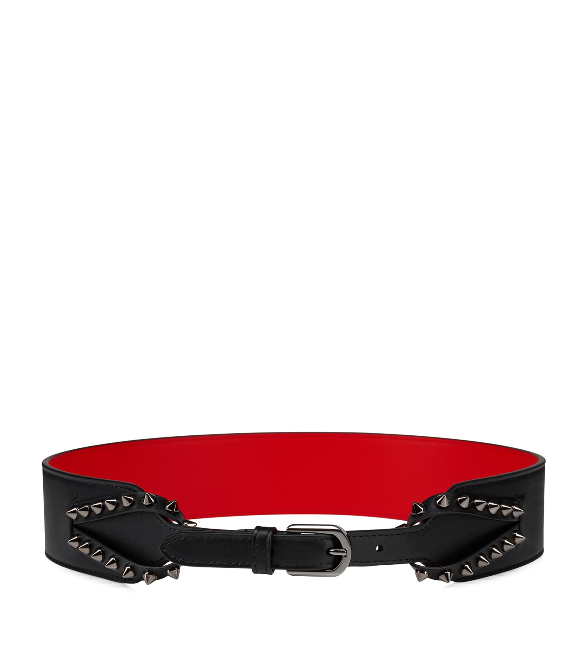 Christian Louboutin Cabata Embellished Leather Belt