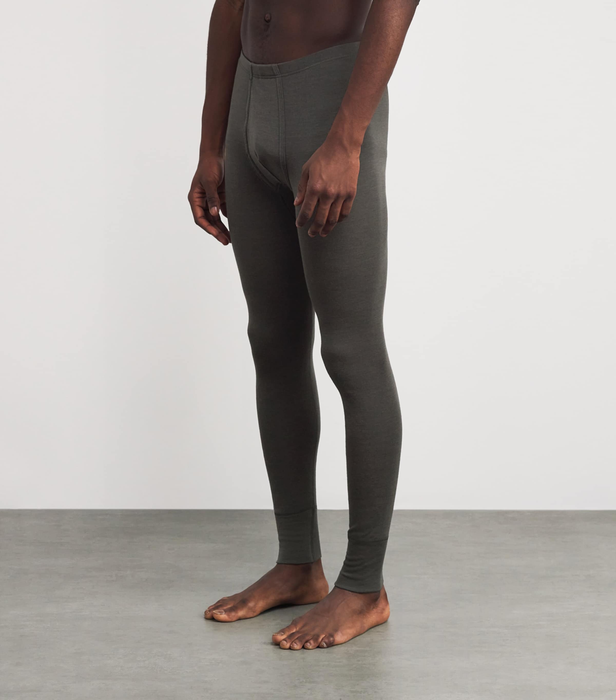 Wool-Silk Long Johns 2147 EARTHY INK Image 2