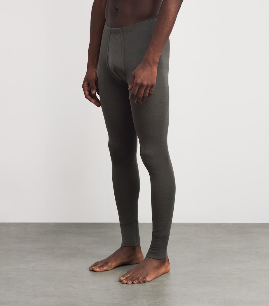 Wool-Silk Long Johns 2147 EARTHY INK Image 2