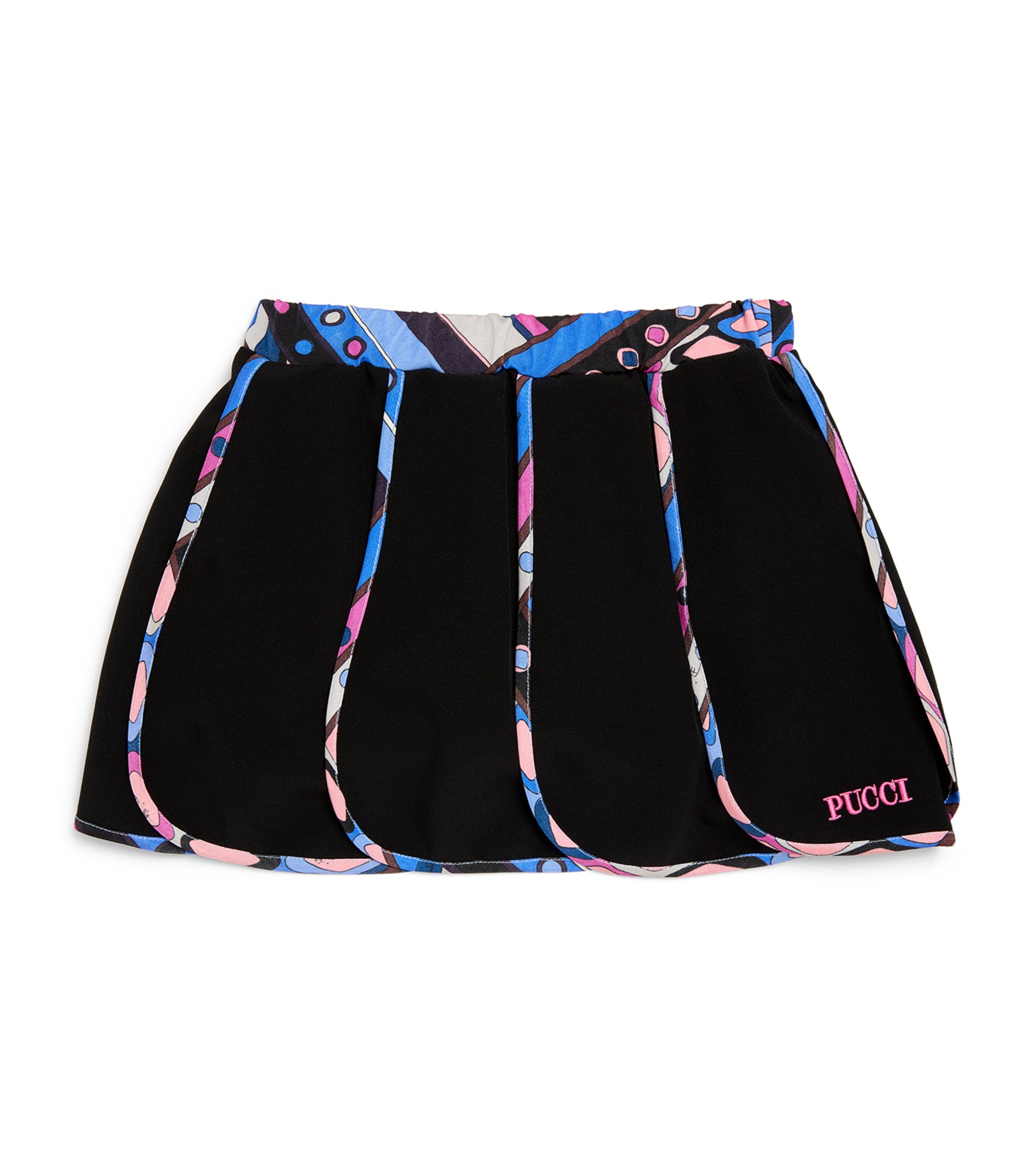 Pucci Junior Kids' Vivara Print Skort In Black