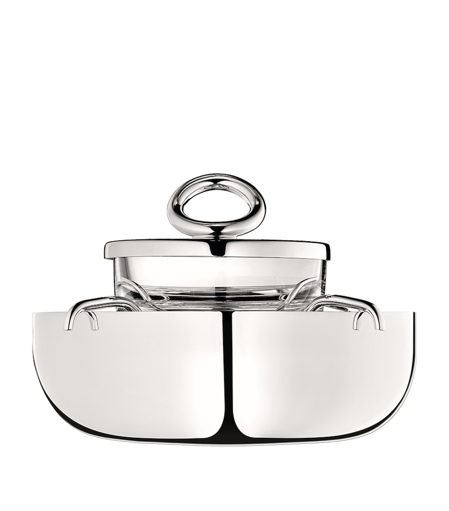 Small Vertigo Two-Piece Caviar Serving Set SILVER Image 1