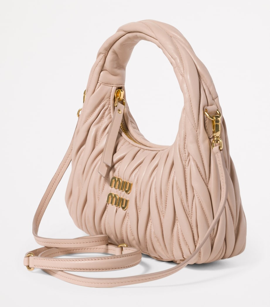 Matelassé Leather Wander Top-Handle Bag F0236 Image 5