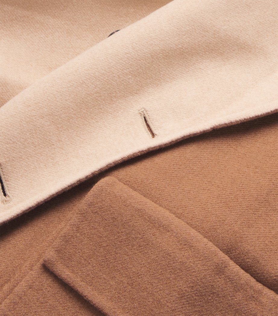 Wool Reversible Coat SABBIA, VISONE Image 5