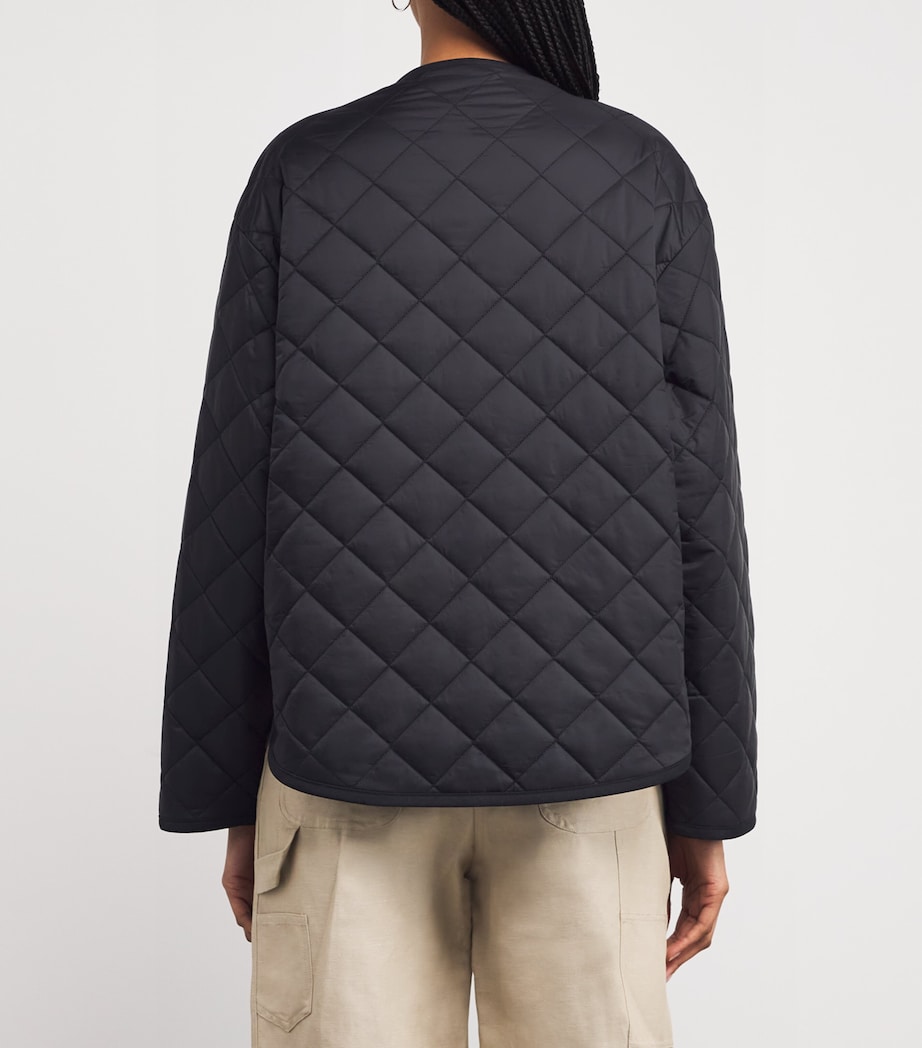 Reversible Quilted Jacket BLACK Image 4