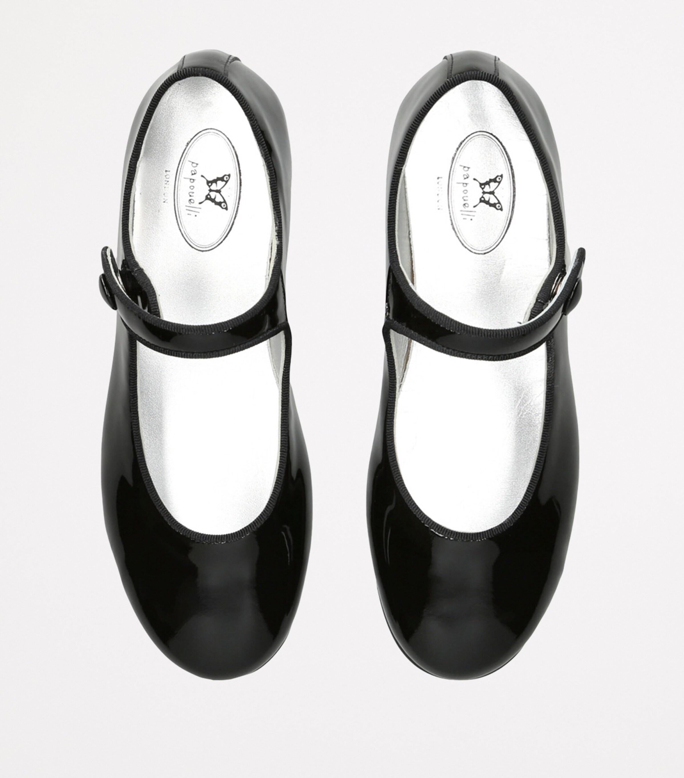 papouelli Patent Leather Angelica Mary Janes Black Image 4