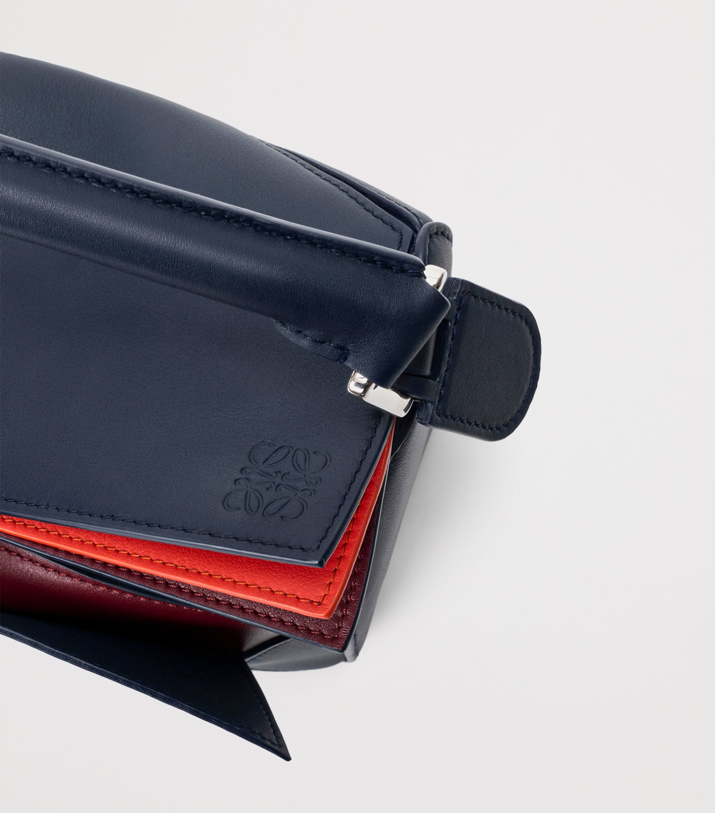LOEWE Small Leather Layers Puzzle Top-Handle Bag Image 8