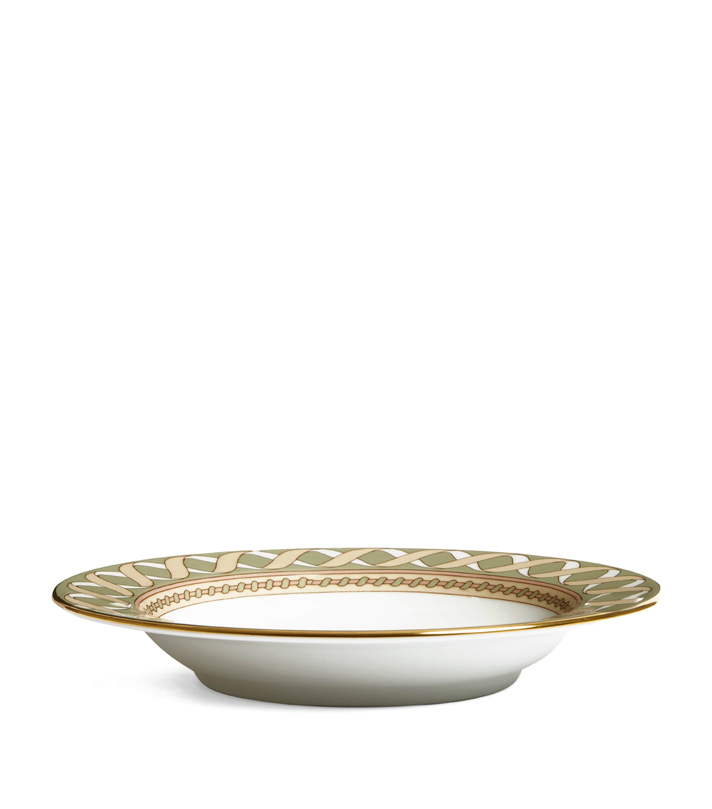 La Doublej Odysseus Soup Plates In Green