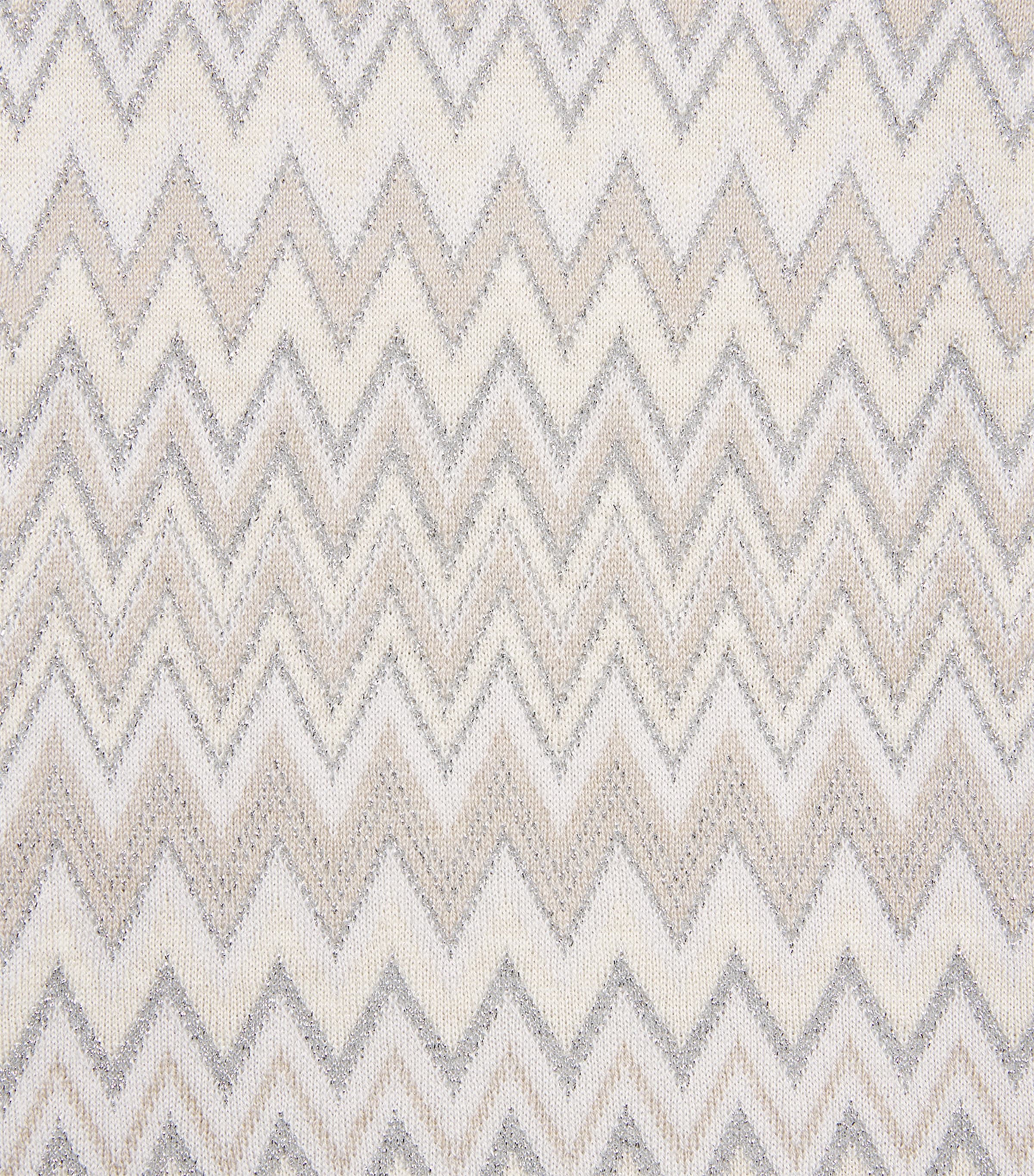 Missoni Kids Wool-Blend Zigzag Trousers (4-14 Years) Beige.ch.mel/argento Image 2