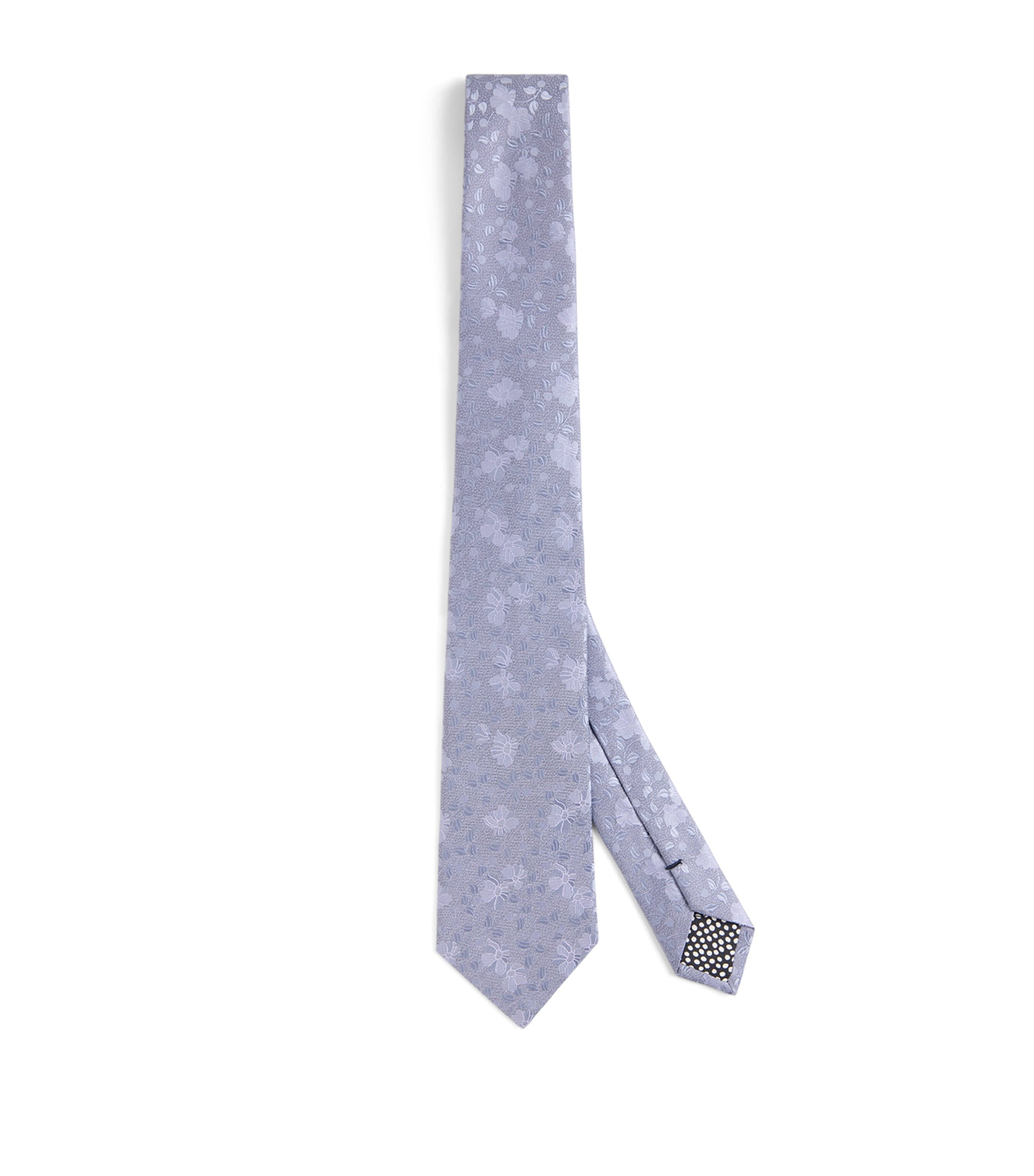 Shop Paul Smith Silk Floral Tie In Purple