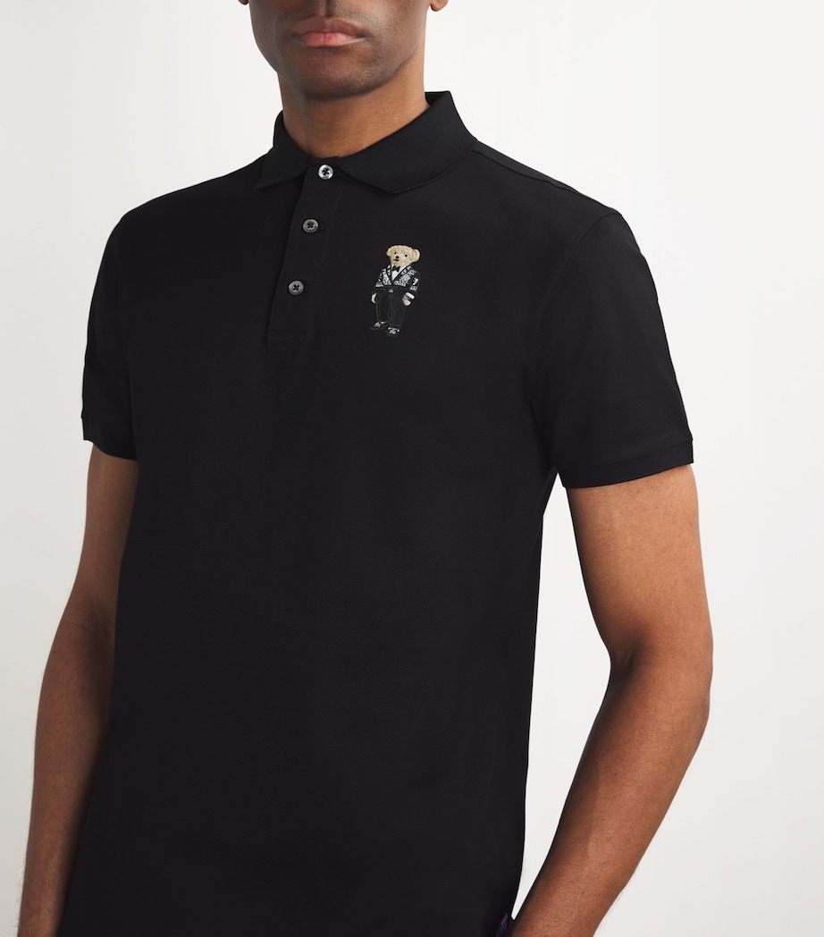 Polo Bear Polo Shirt BLACK Image 6