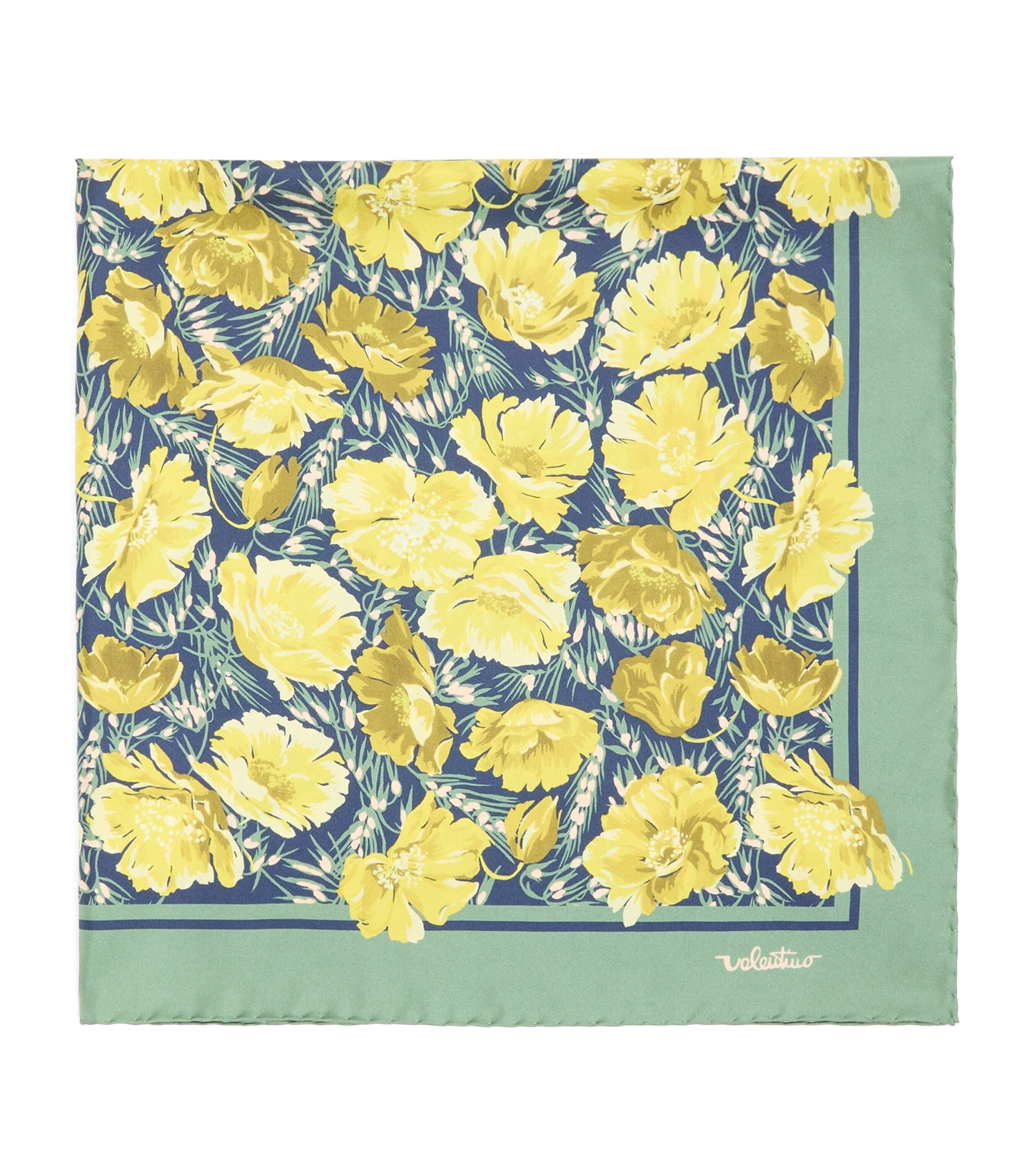Valentino Garavani Silk Floral Scarf Image 1