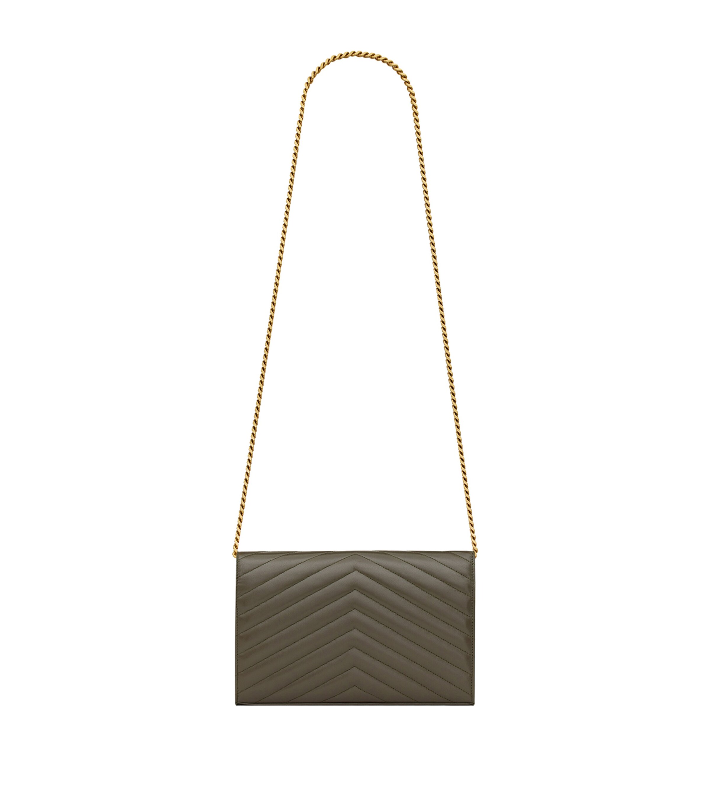 Saint Laurent Monogram Matelassé Envelope Wallet Bag Image 5