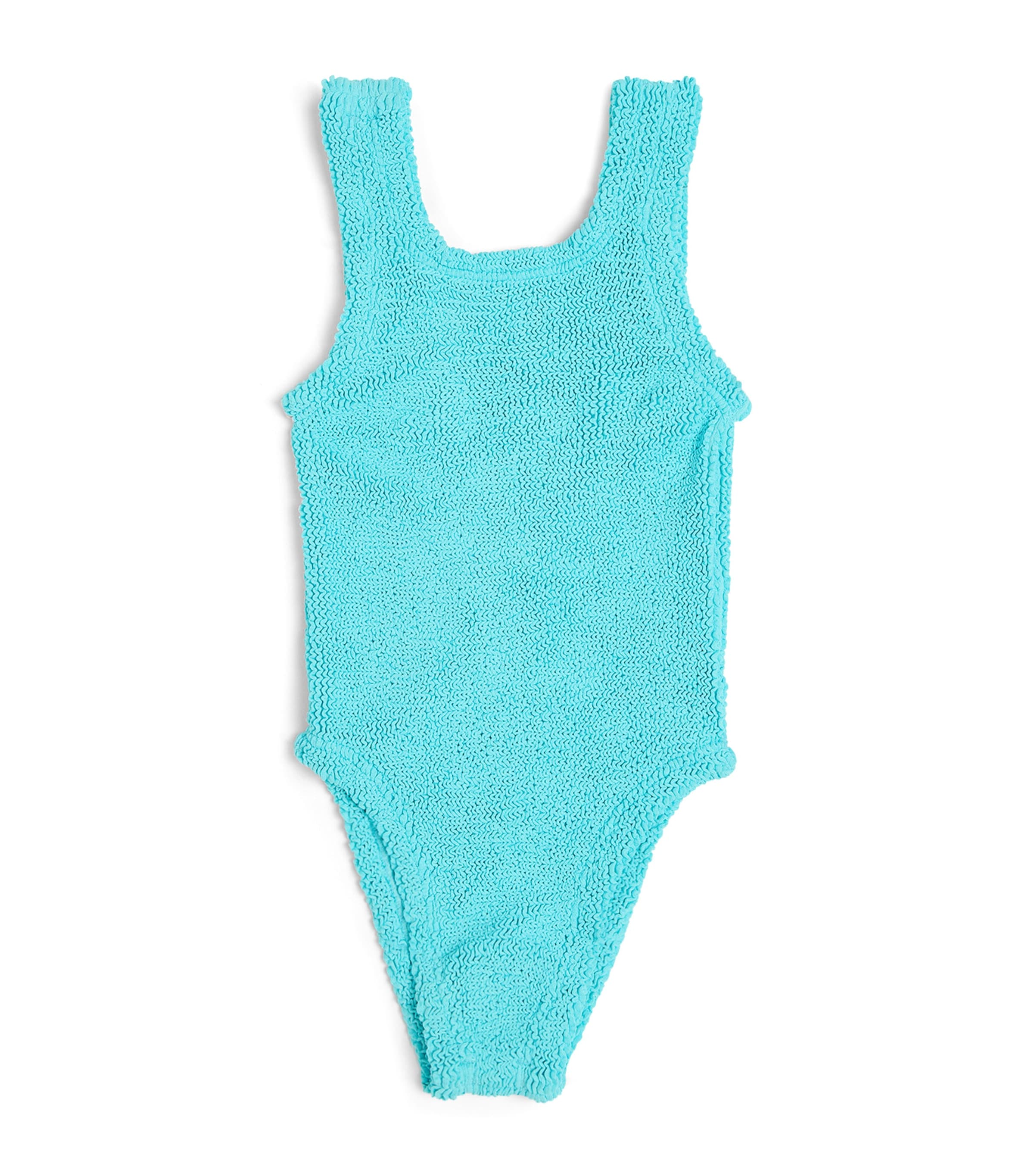 Shop Hunza G Classic Swimsuit In Blue