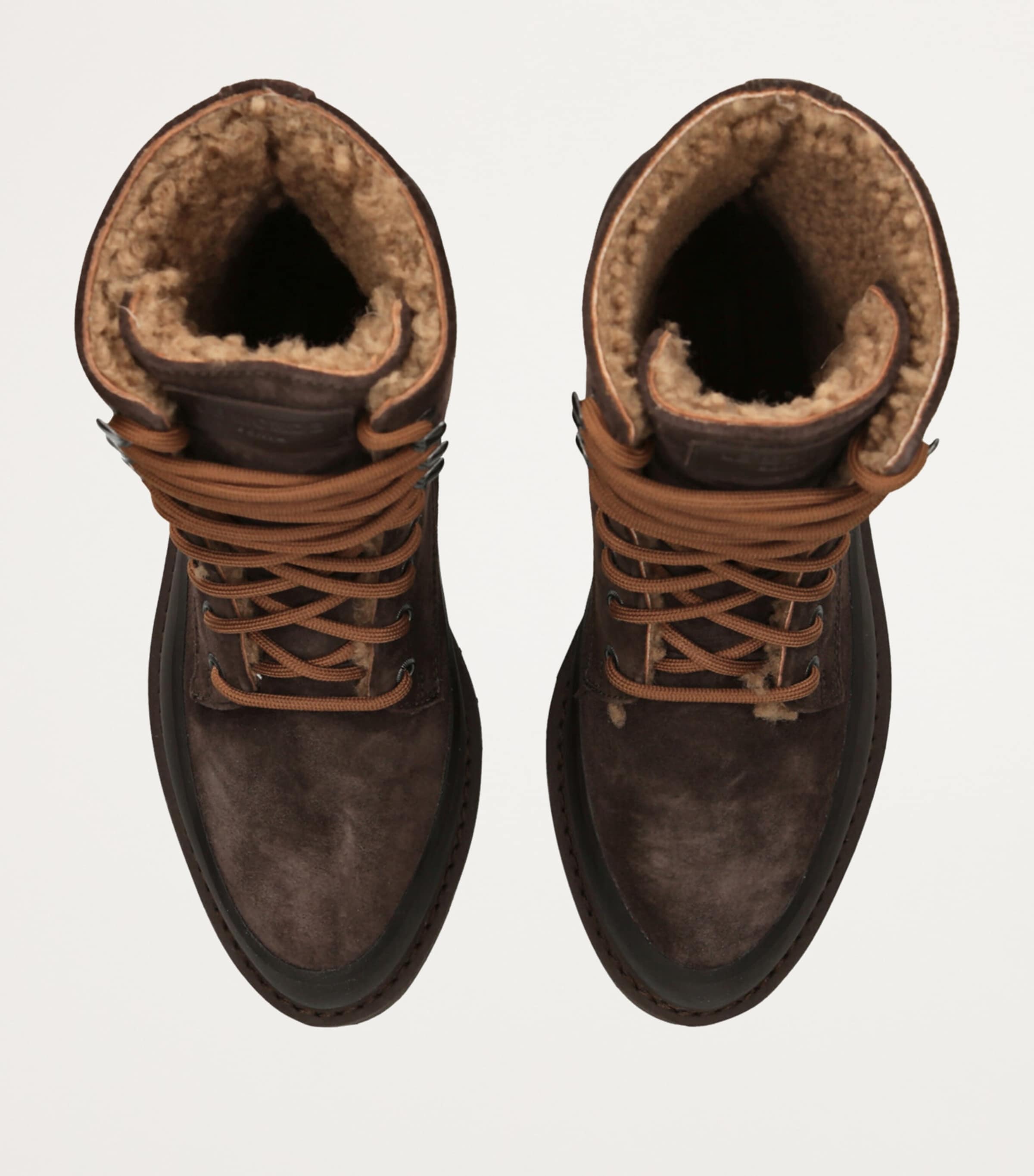 Suede Dolomite Ankle Boots BROWN Image 4