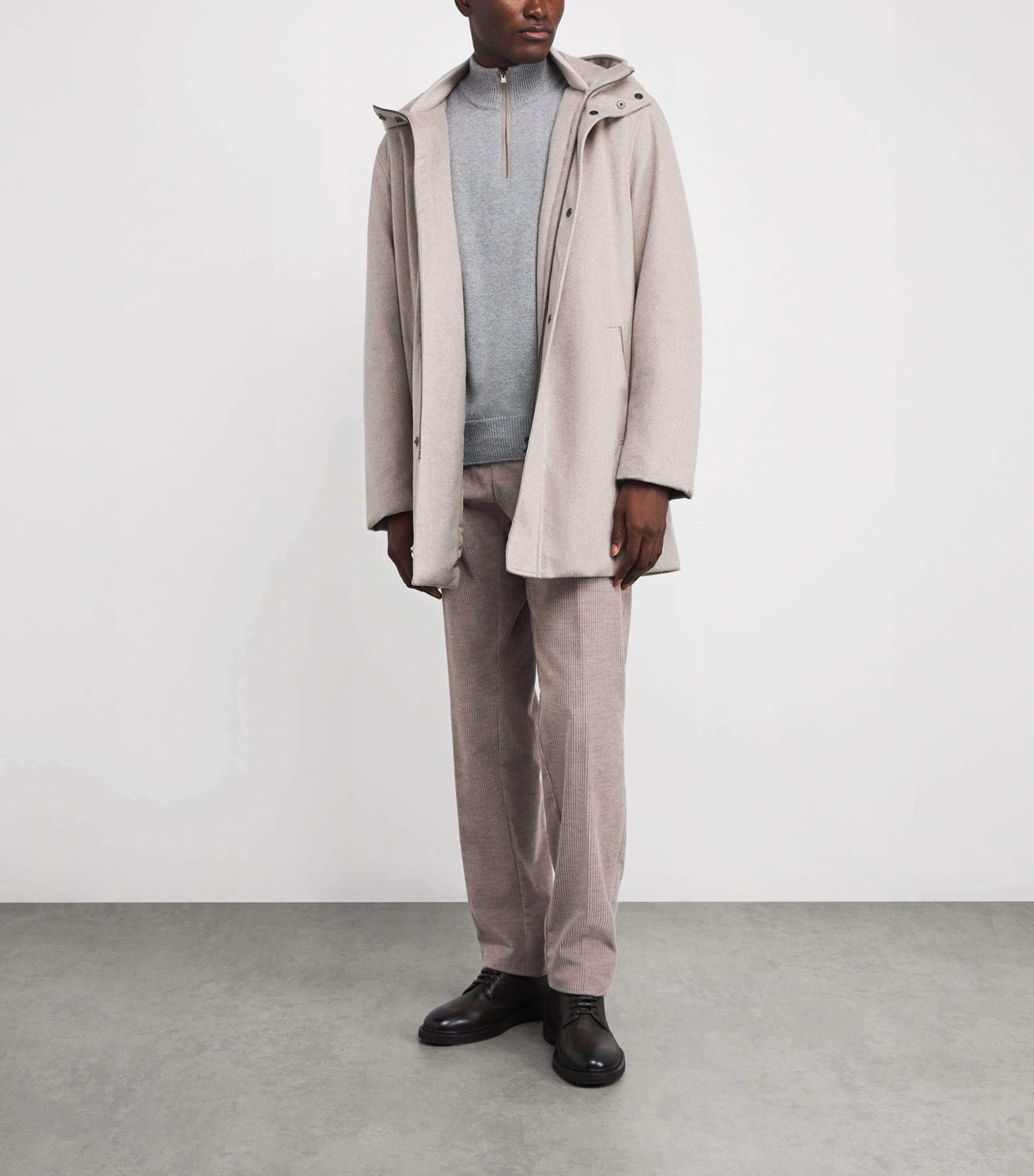 Cashmere-Silk Stormlight Parka N42 BEIGE - CANVAS Image 2