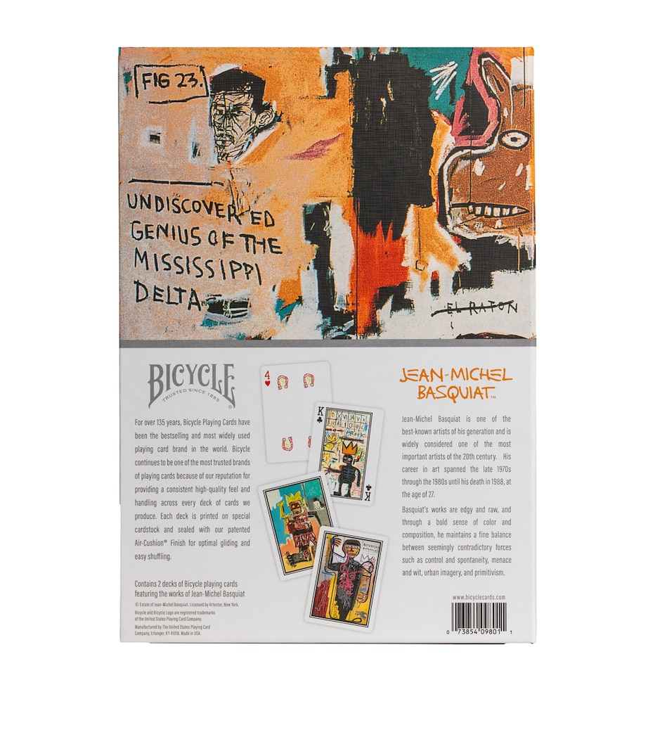 Artist Series Jean-Michel Basquiat Playing Cards WHITE Image 2