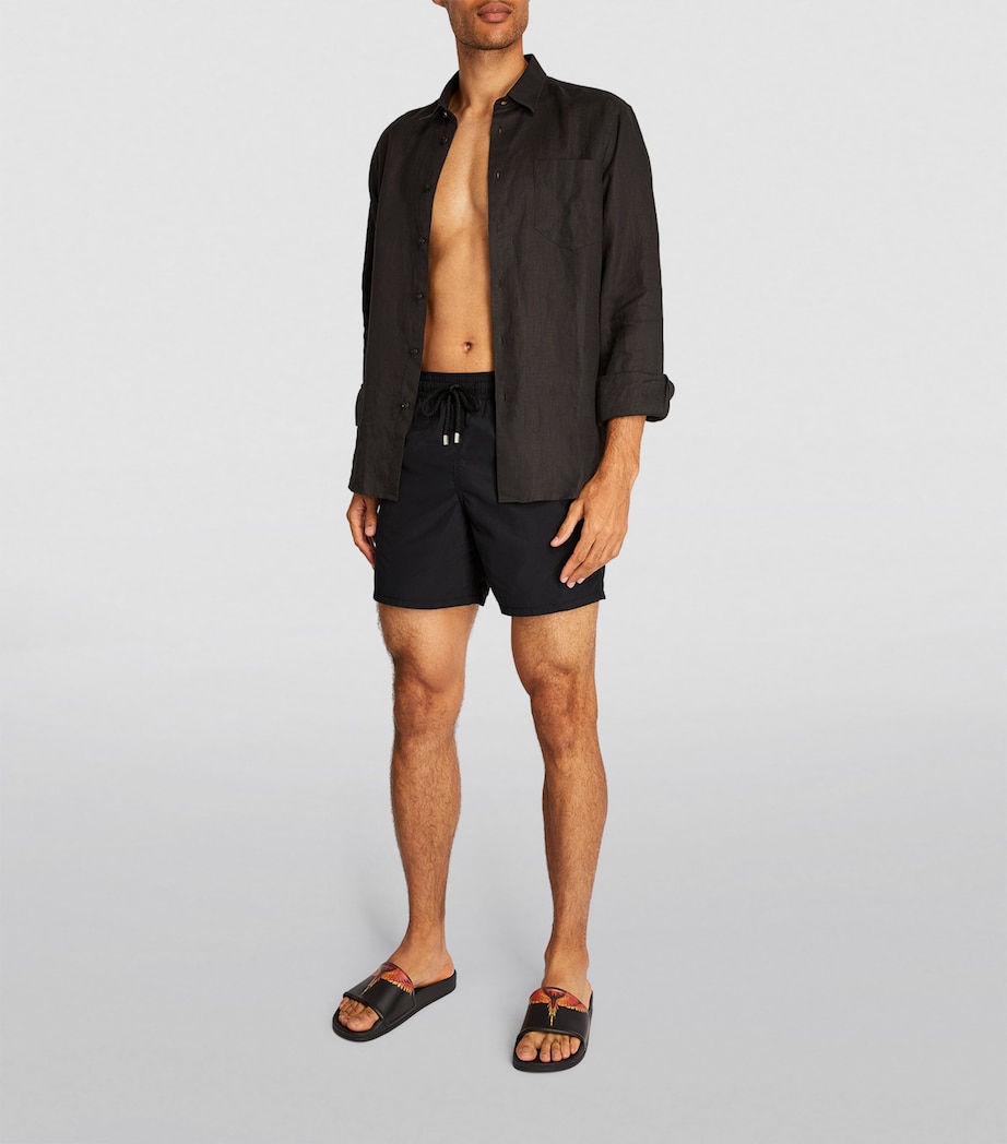 Vilebrequin Mens Moorea Swim Shorts Noir Image 7