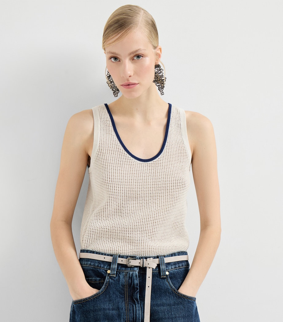 Knitted Sleeveless Top CYF11 Image 2