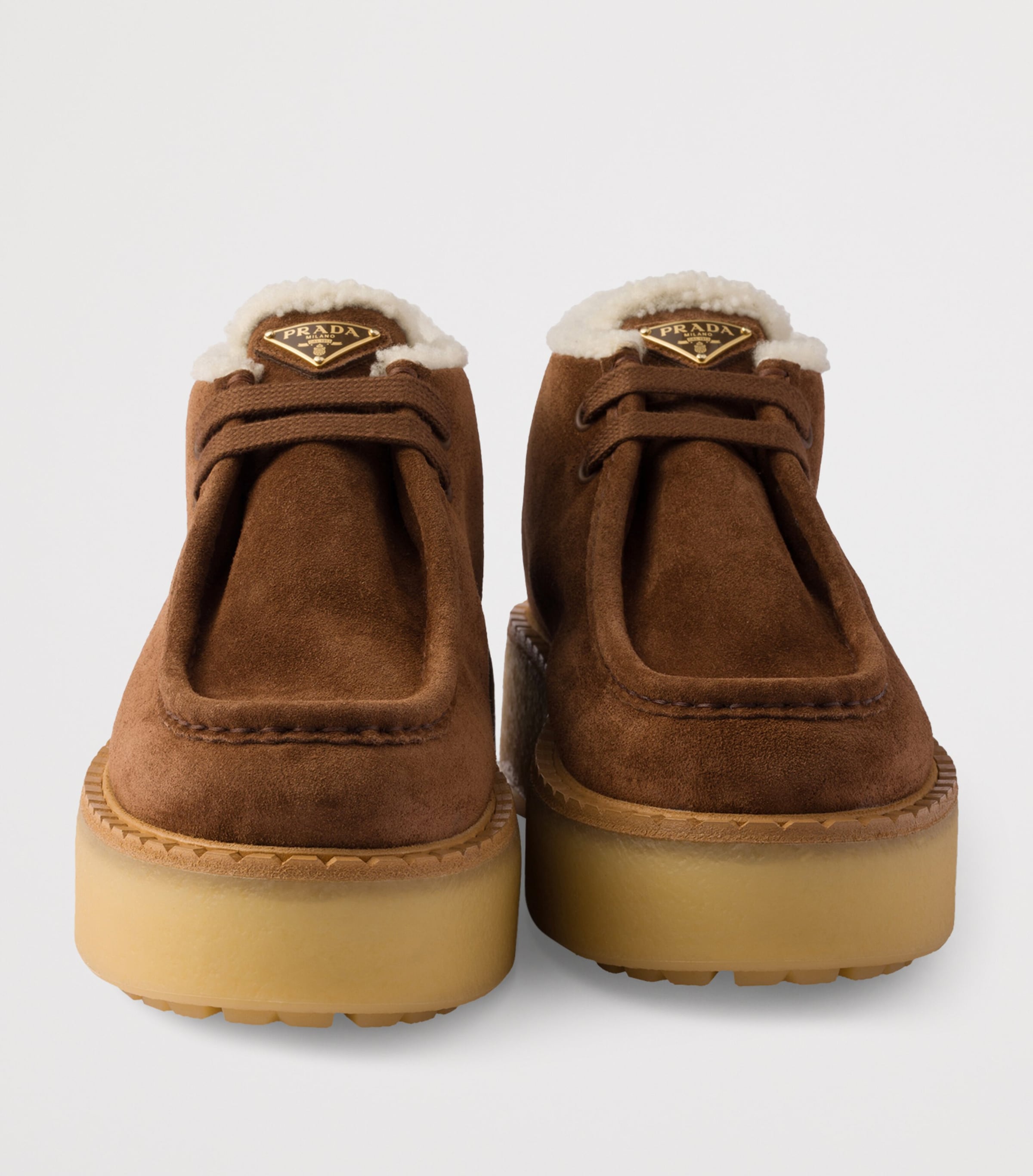 Prada Suede Chukka Ankle Boots Image 5